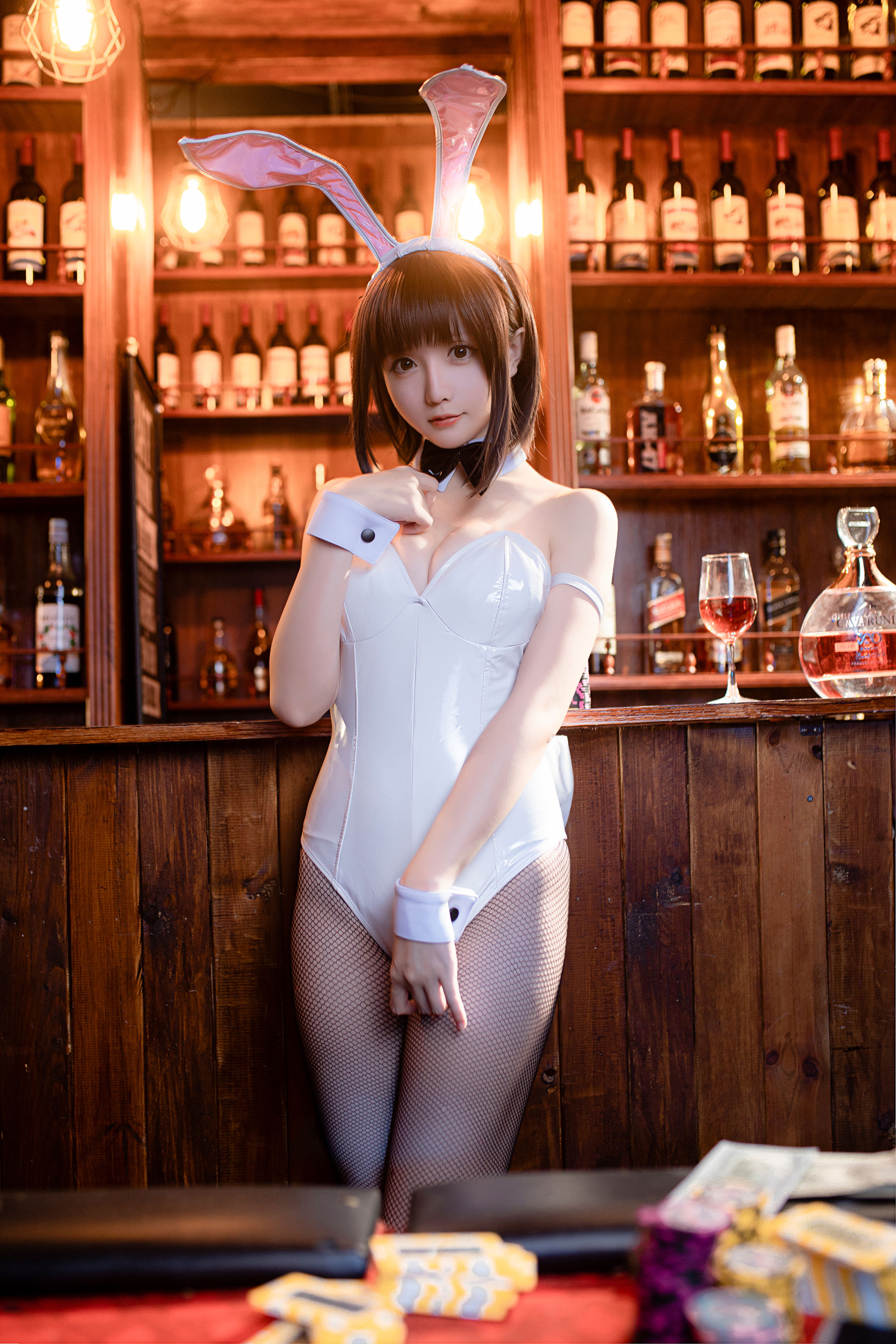 Coser小姐姐星之迟迟 - 加藤惠 兔女郎-图0