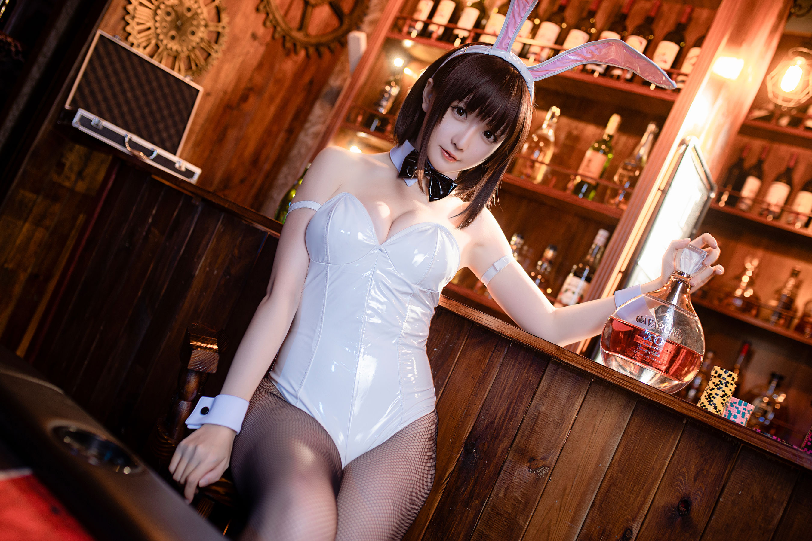 Coser小姐姐星之迟迟 - 加藤惠 兔女郎-图10