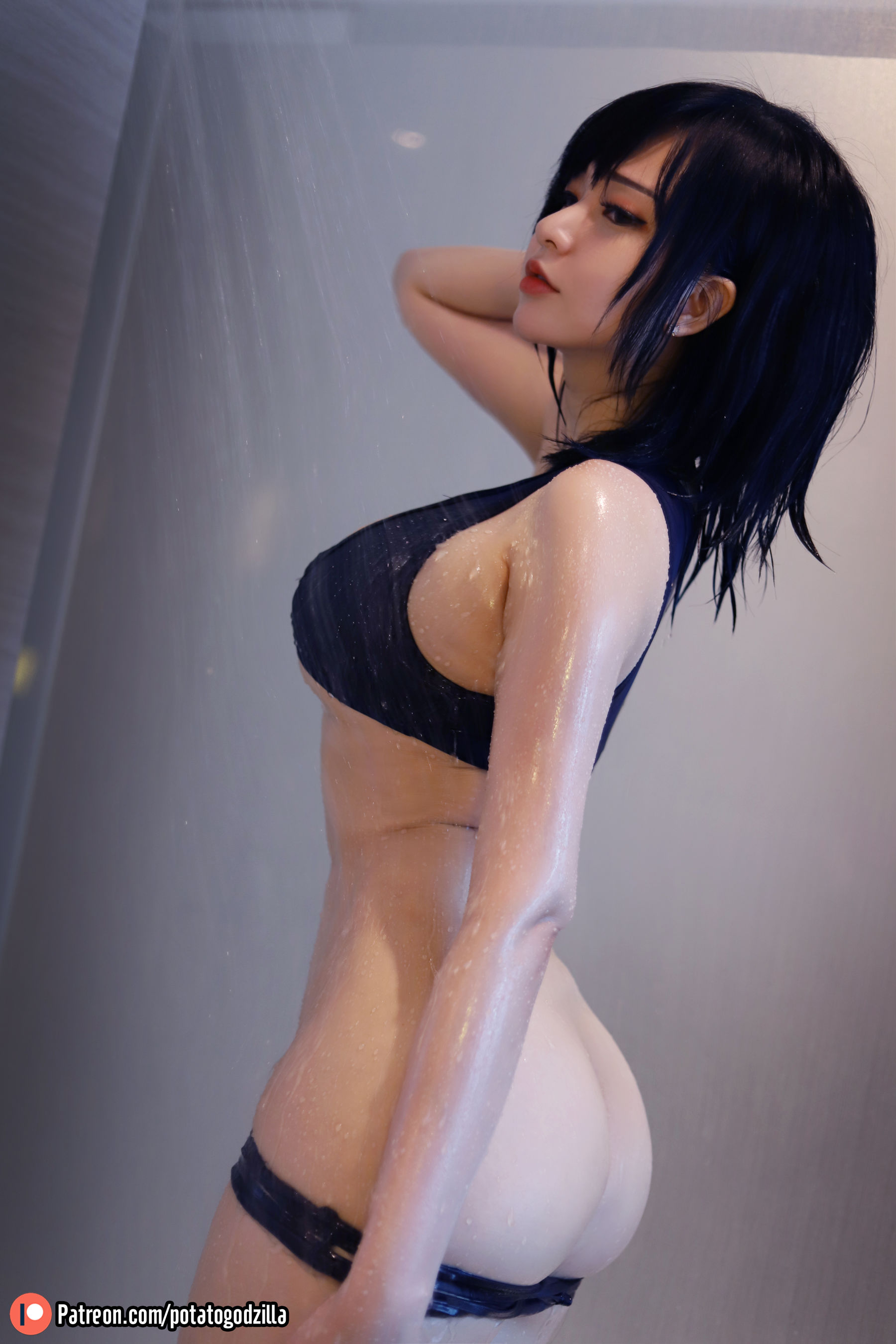 Coser小姐姐Potato Godzilla - Shower Time-图9