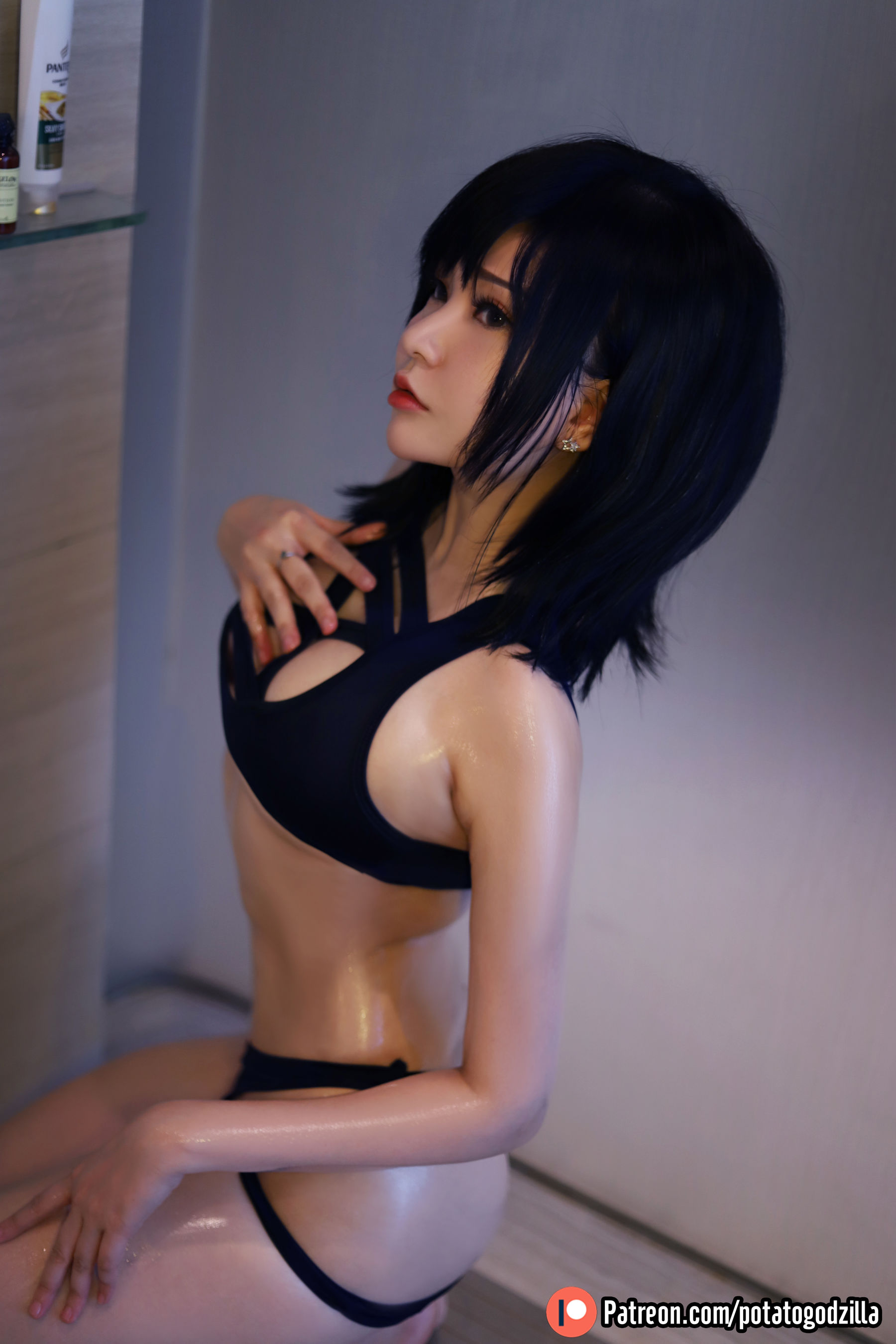 Coser小姐姐Potato Godzilla - Shower Time-图2