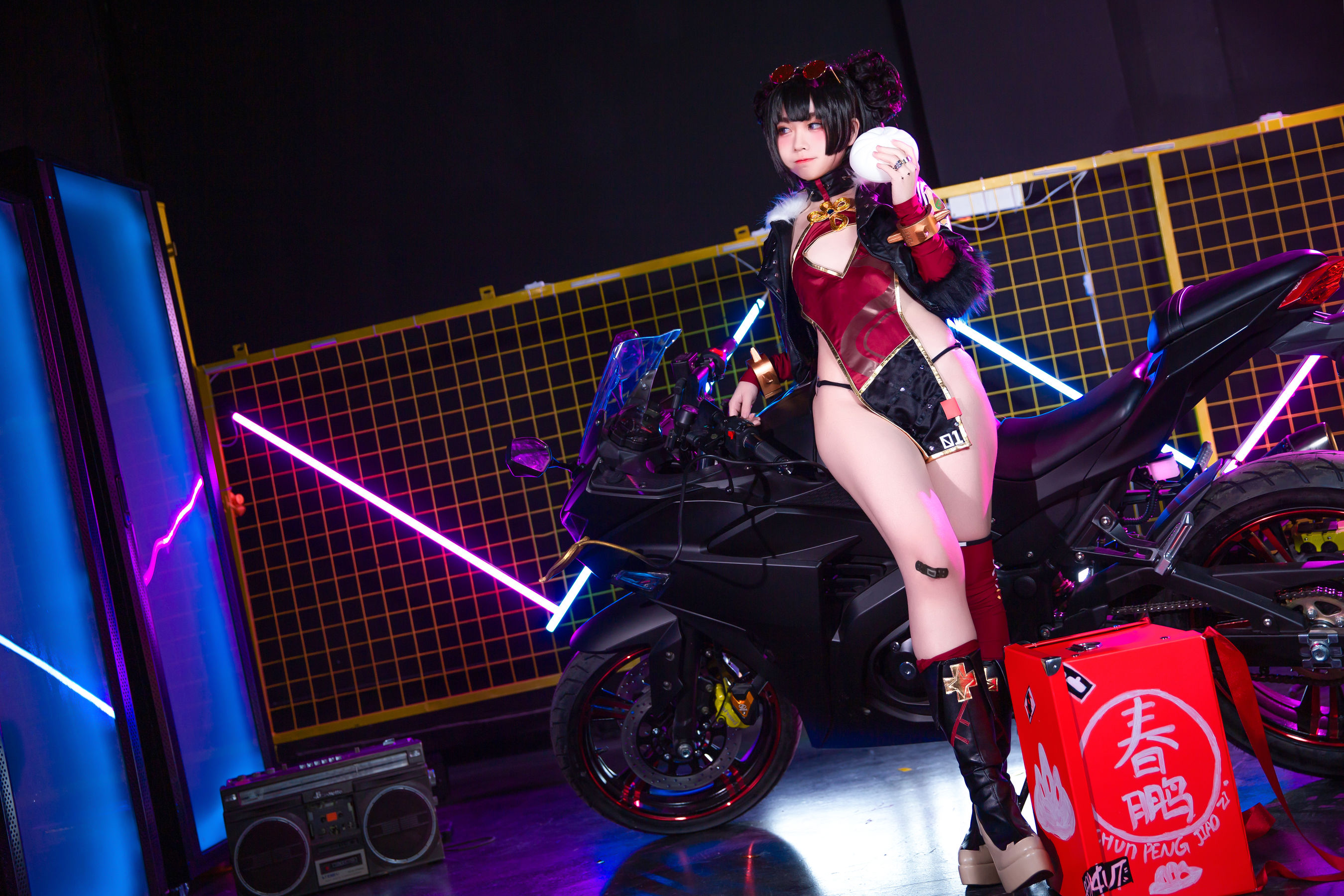 动漫博主G44不会受伤 - 春鹏饺子外卖小妹-图1