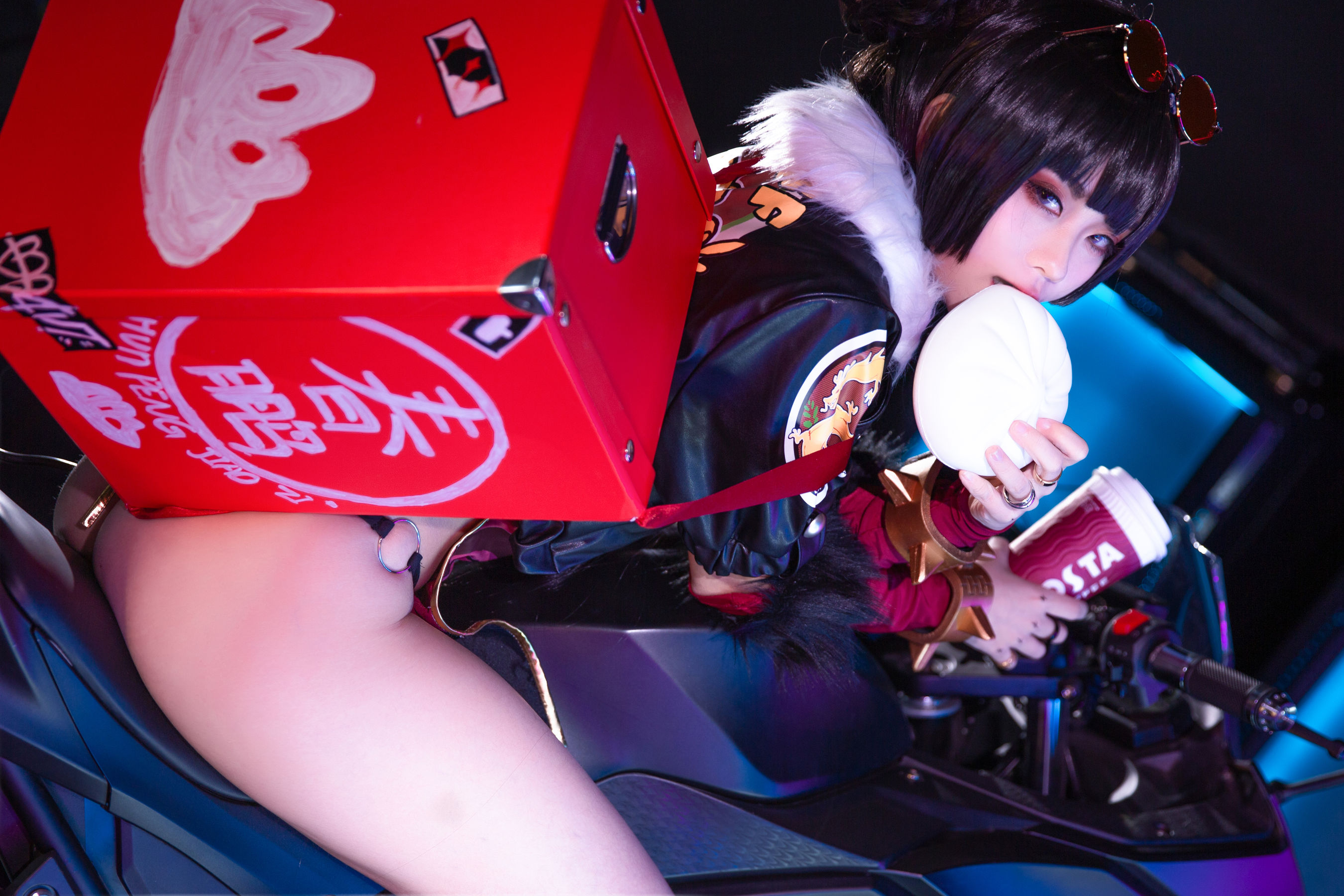 动漫博主G44不会受伤 - 春鹏饺子外卖小妹-图4