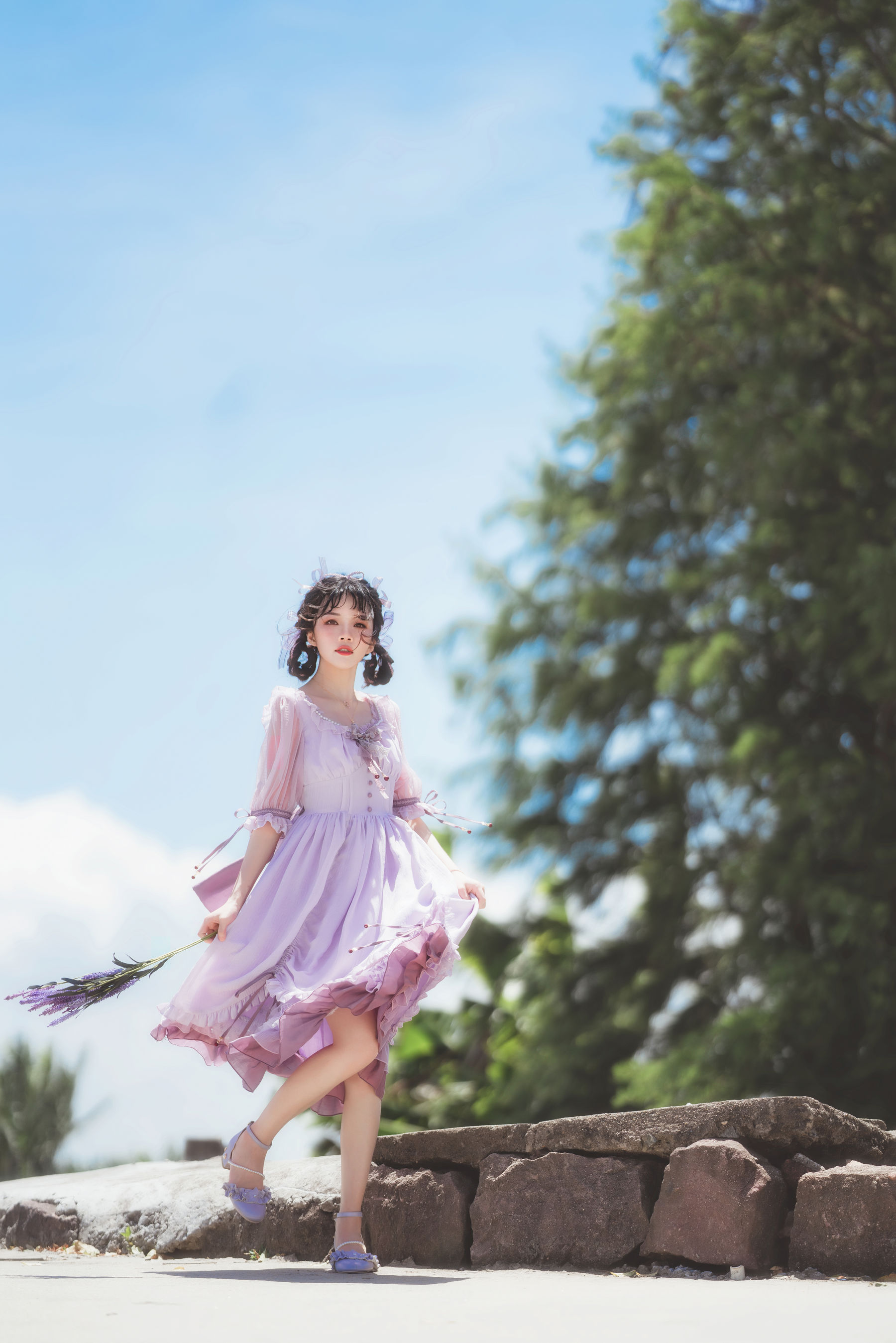 桜桃喵 - 少女之紫萱-图4