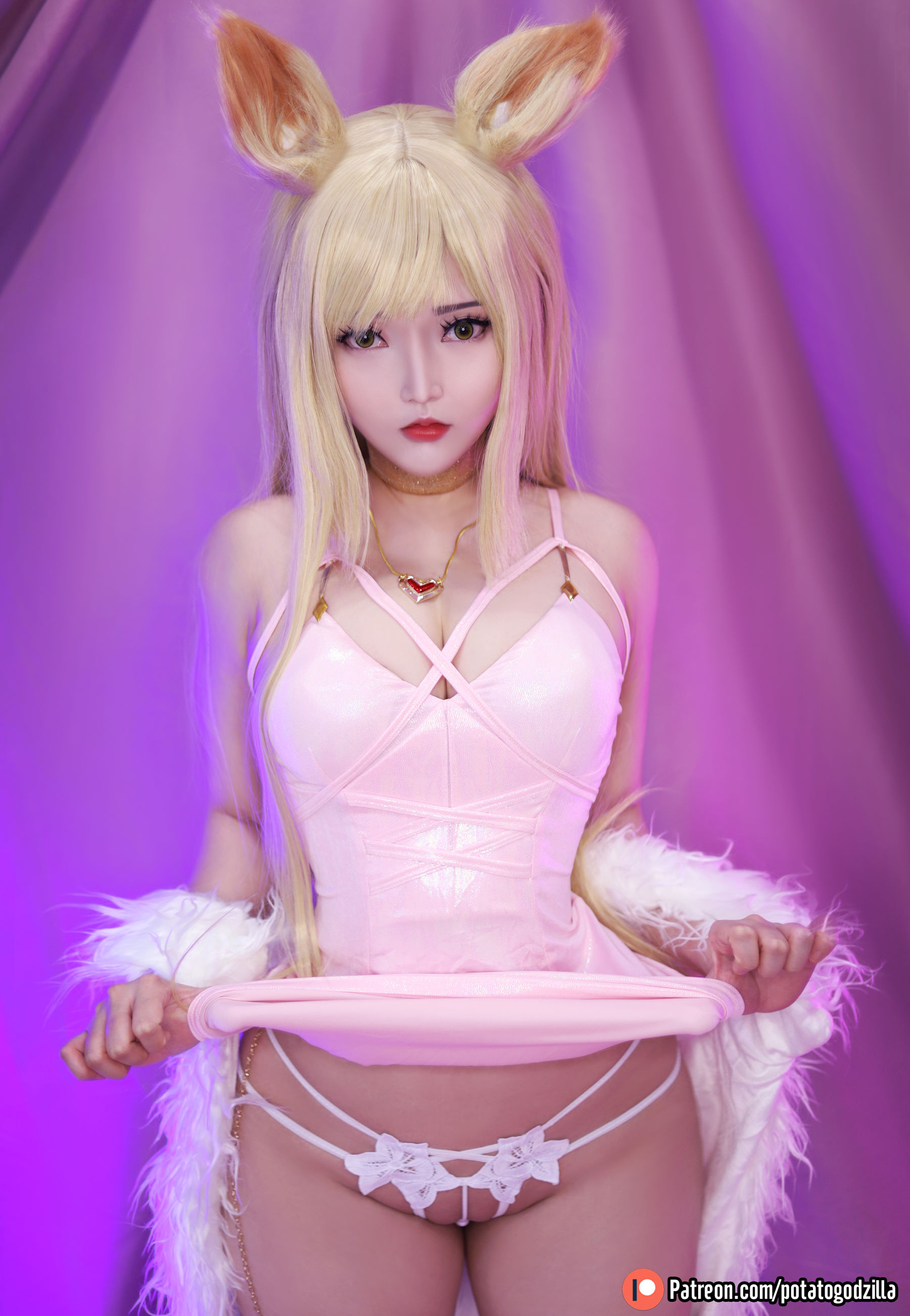 Coser小姐姐Potato Godzilla - KDA Ahri-图4