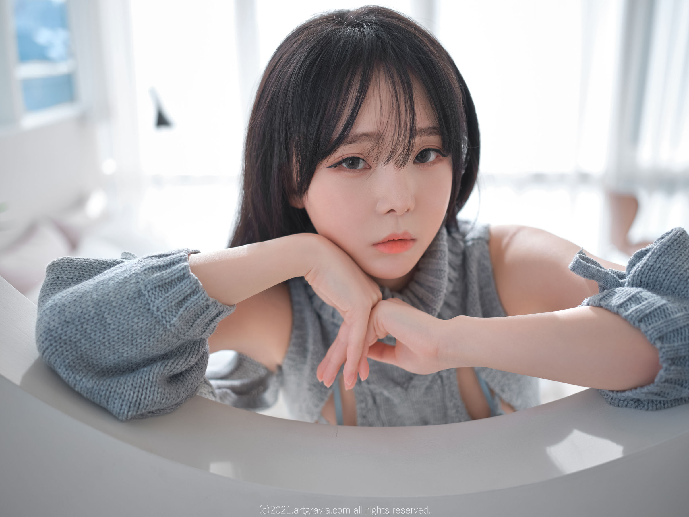 VOL.243 Ming Sunha - 漏洞毛衣+情趣内衣-图17