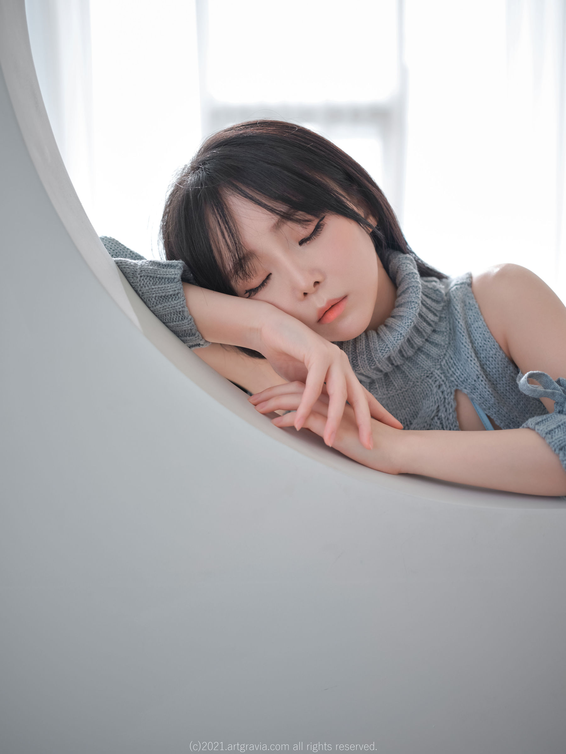 VOL.243 Ming Sunha - 漏洞毛衣+情趣内衣-图20