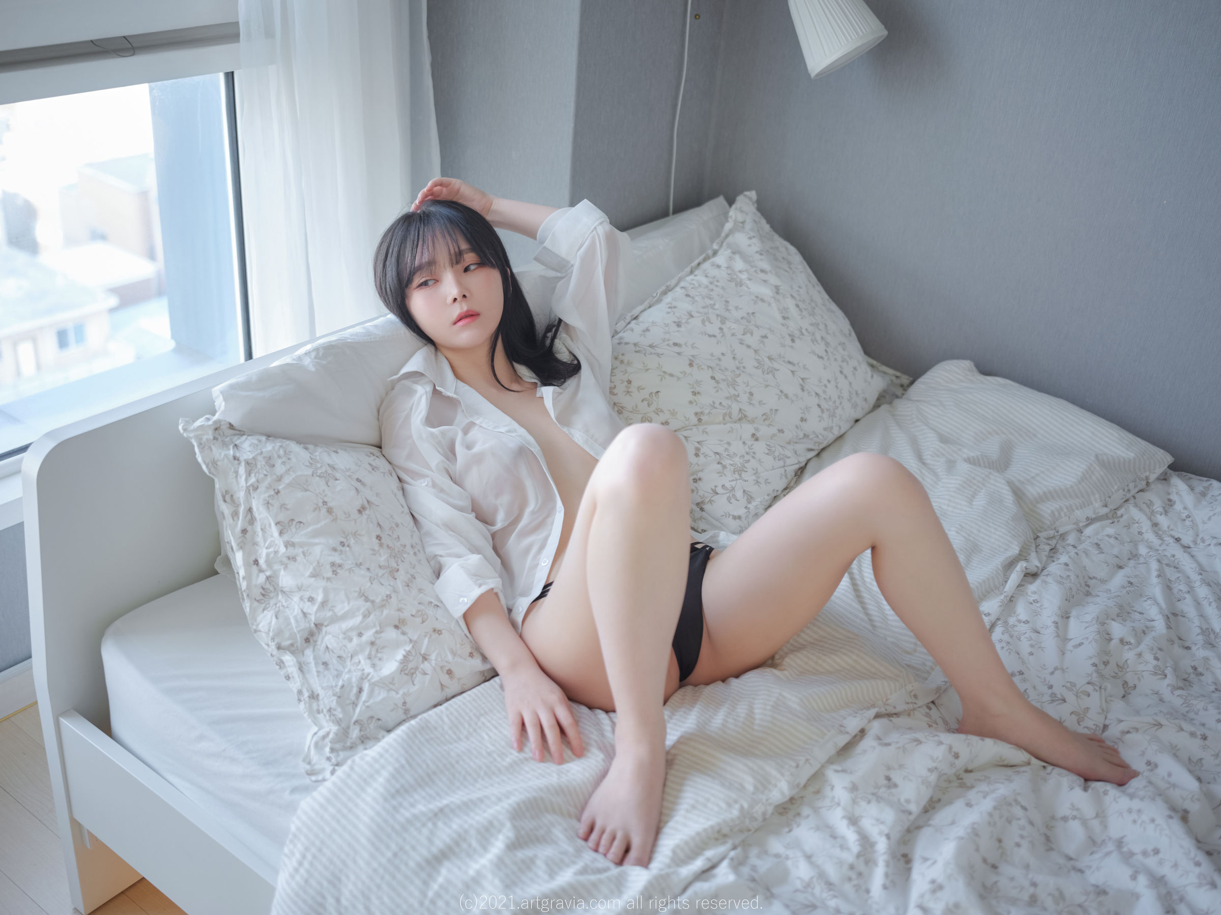 VOL.261 Ming Sunha - 白衬衫女友居家诱惑-图19