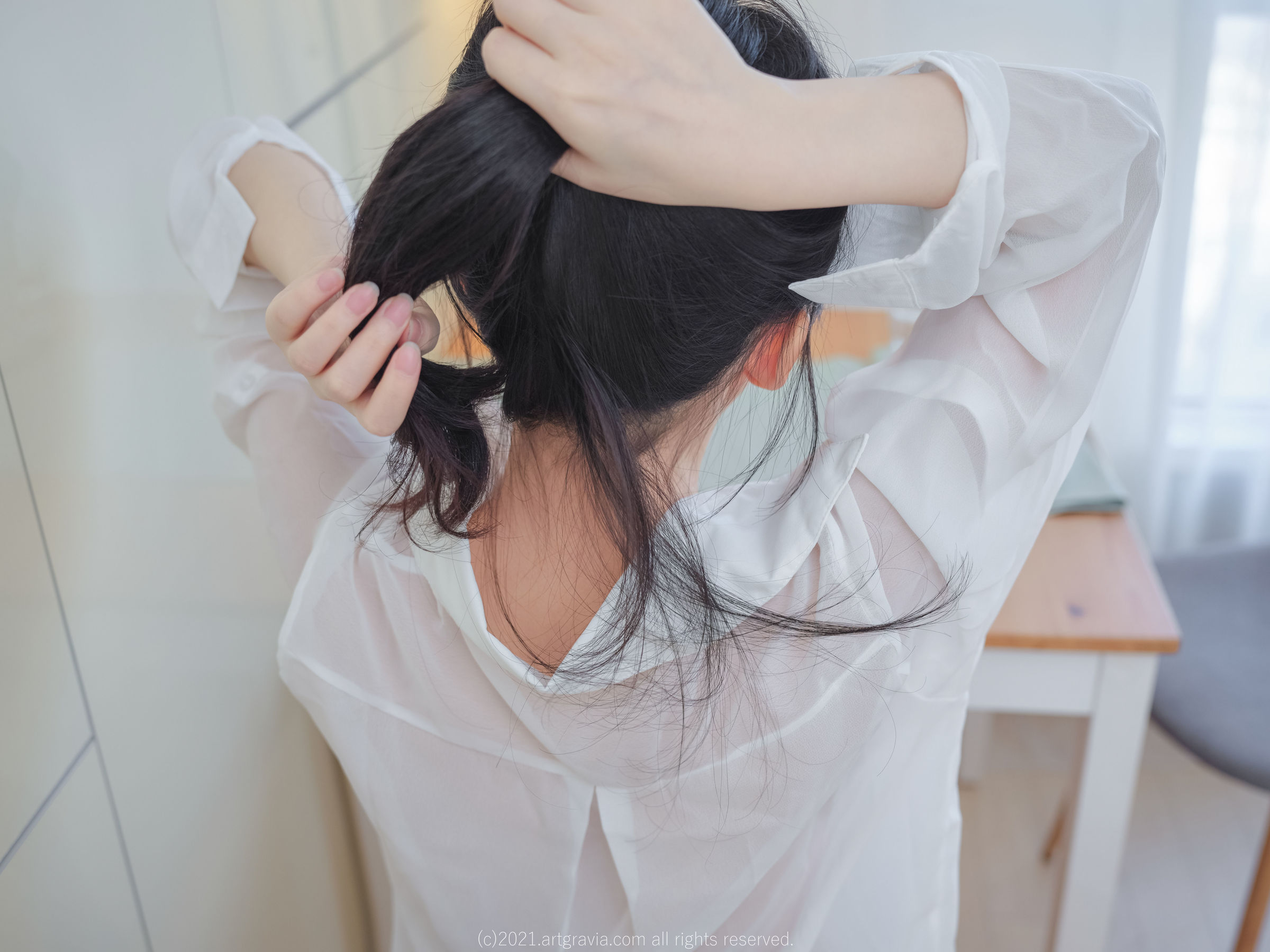 VOL.261 Ming Sunha - 白衬衫女友居家诱惑-图6