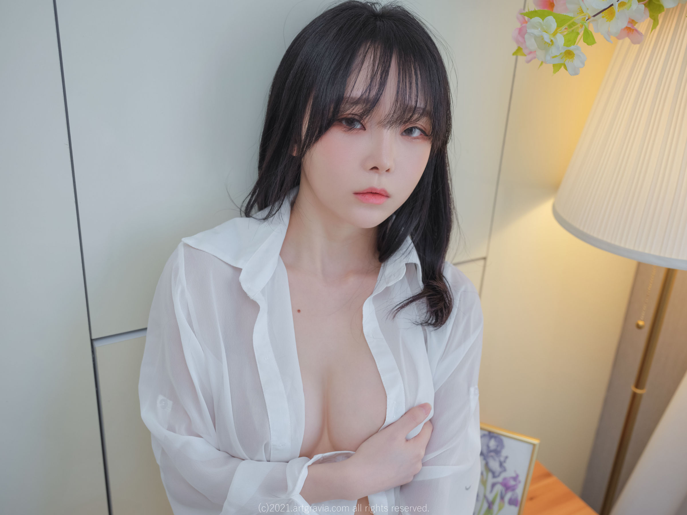 VOL.261 Ming Sunha - 白衬衫女友居家诱惑-图8