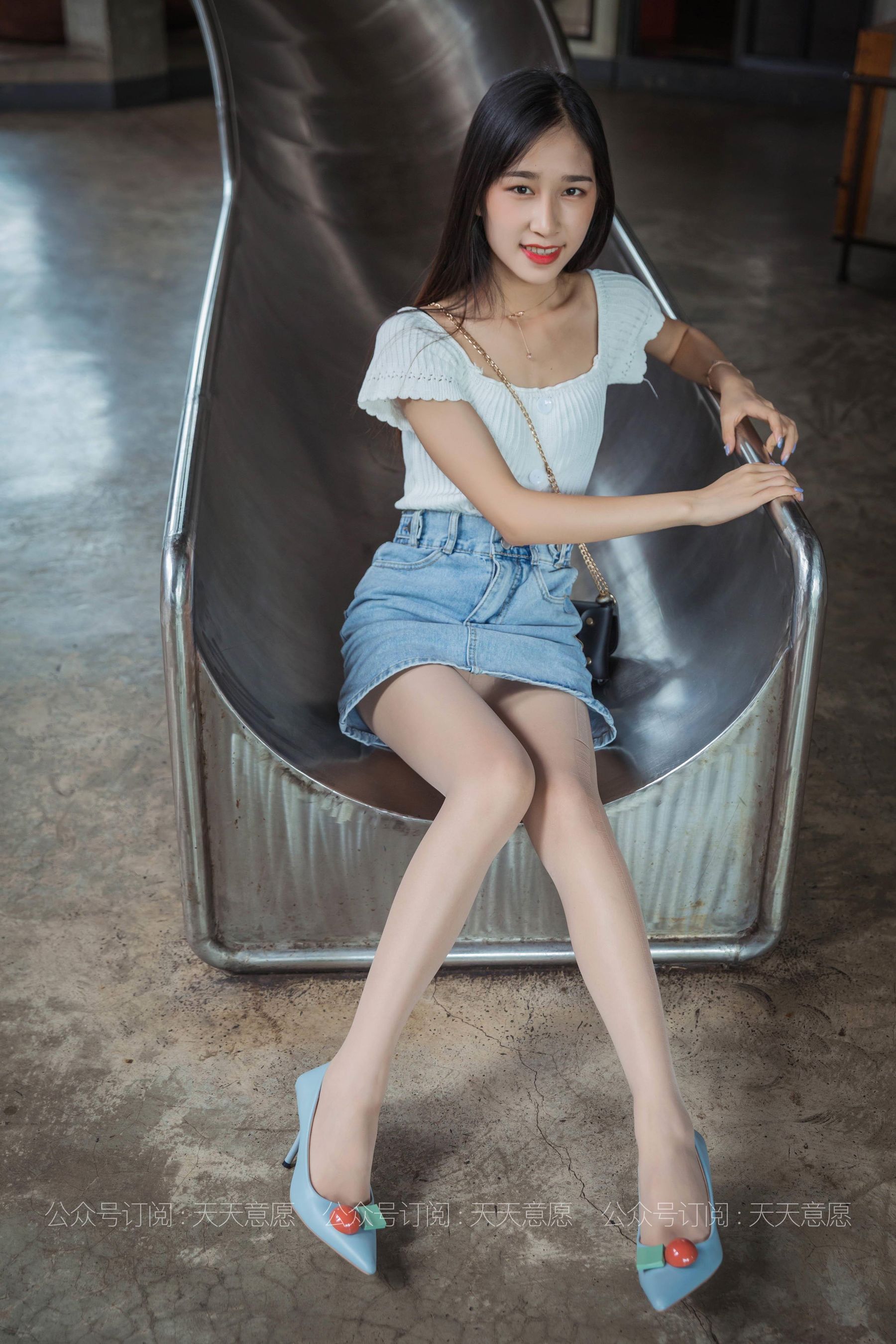 丝享家 792：美子《玩滑滑梯》-图22