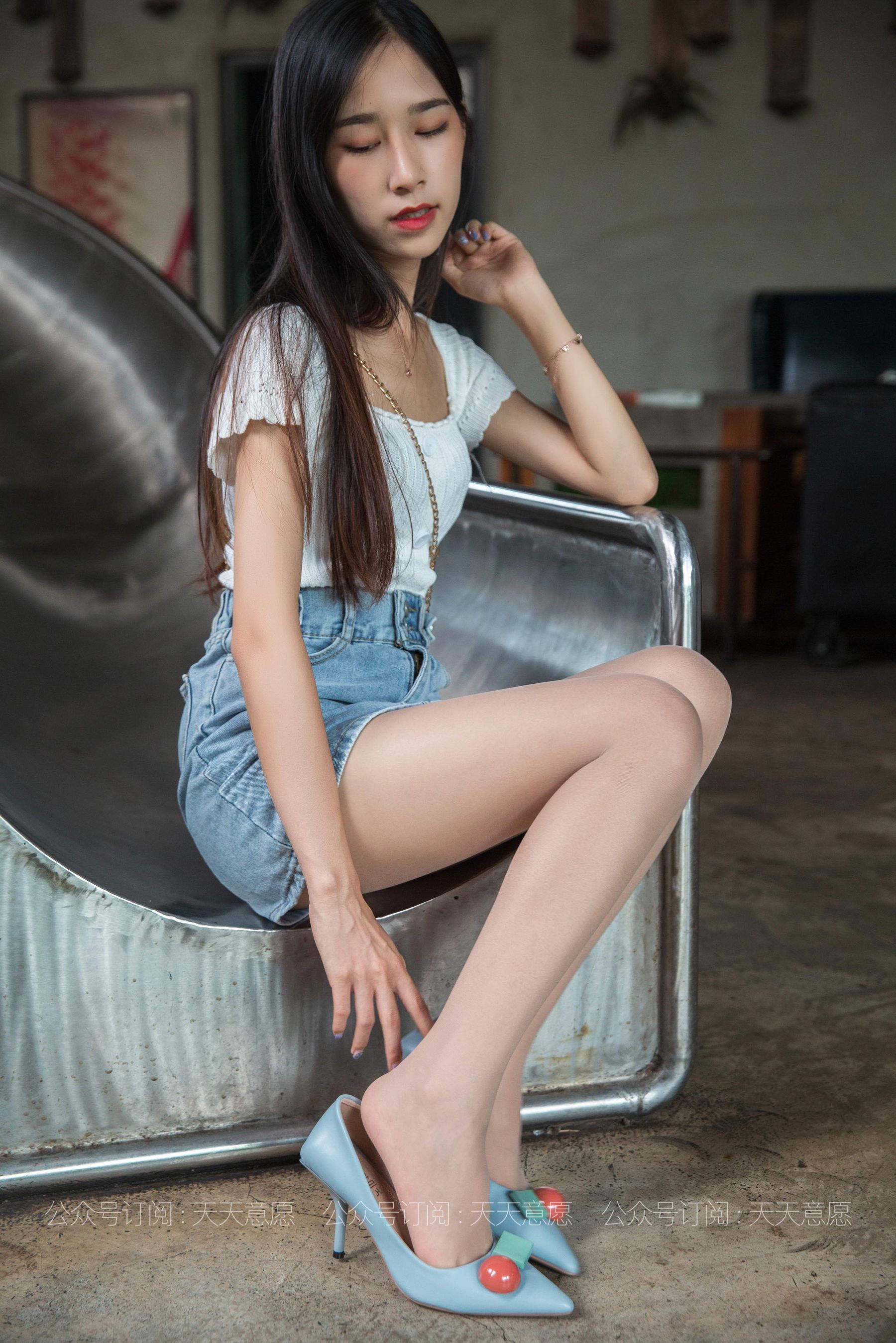 丝享家 792：美子《玩滑滑梯》-图79