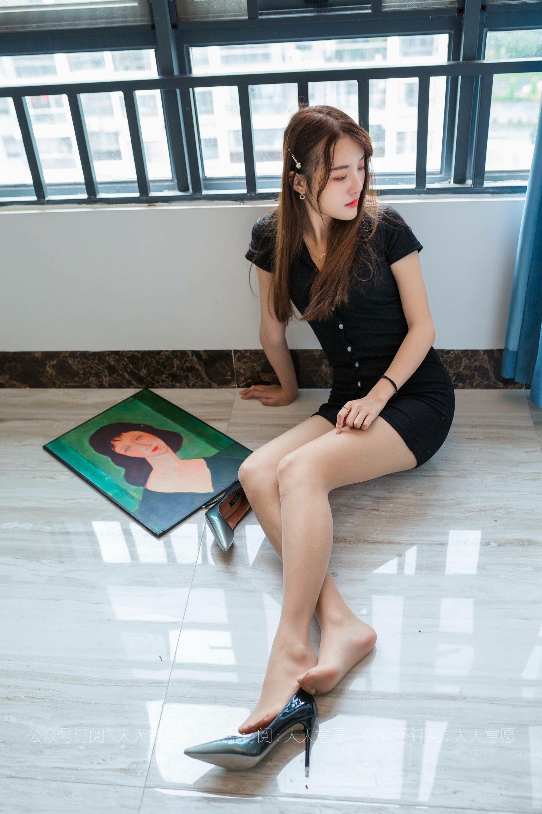 丝享家 795：婉苹《甜美女画家》-图82