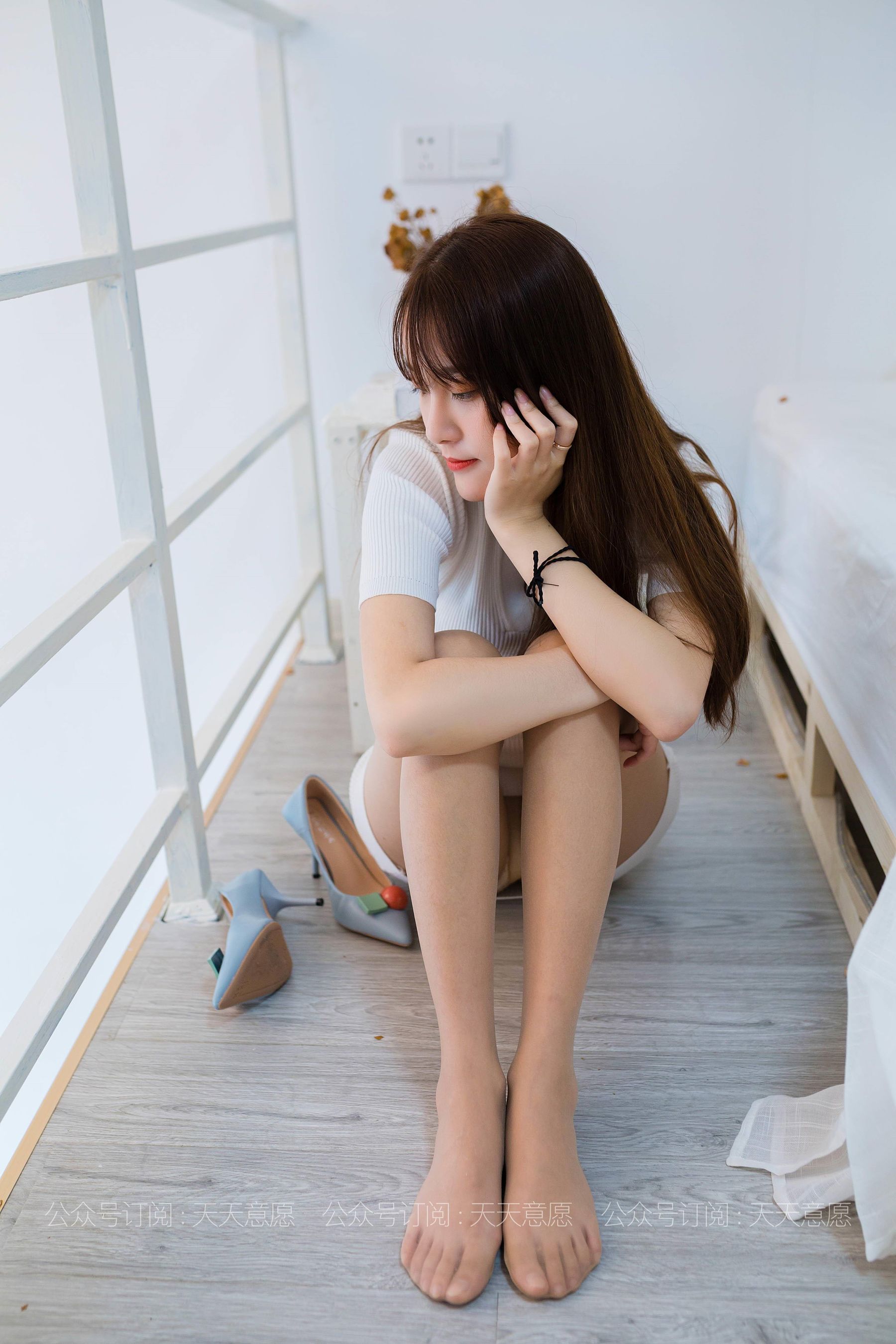 丝享家 801：婉苹《自愈系白色玫瑰》-图51