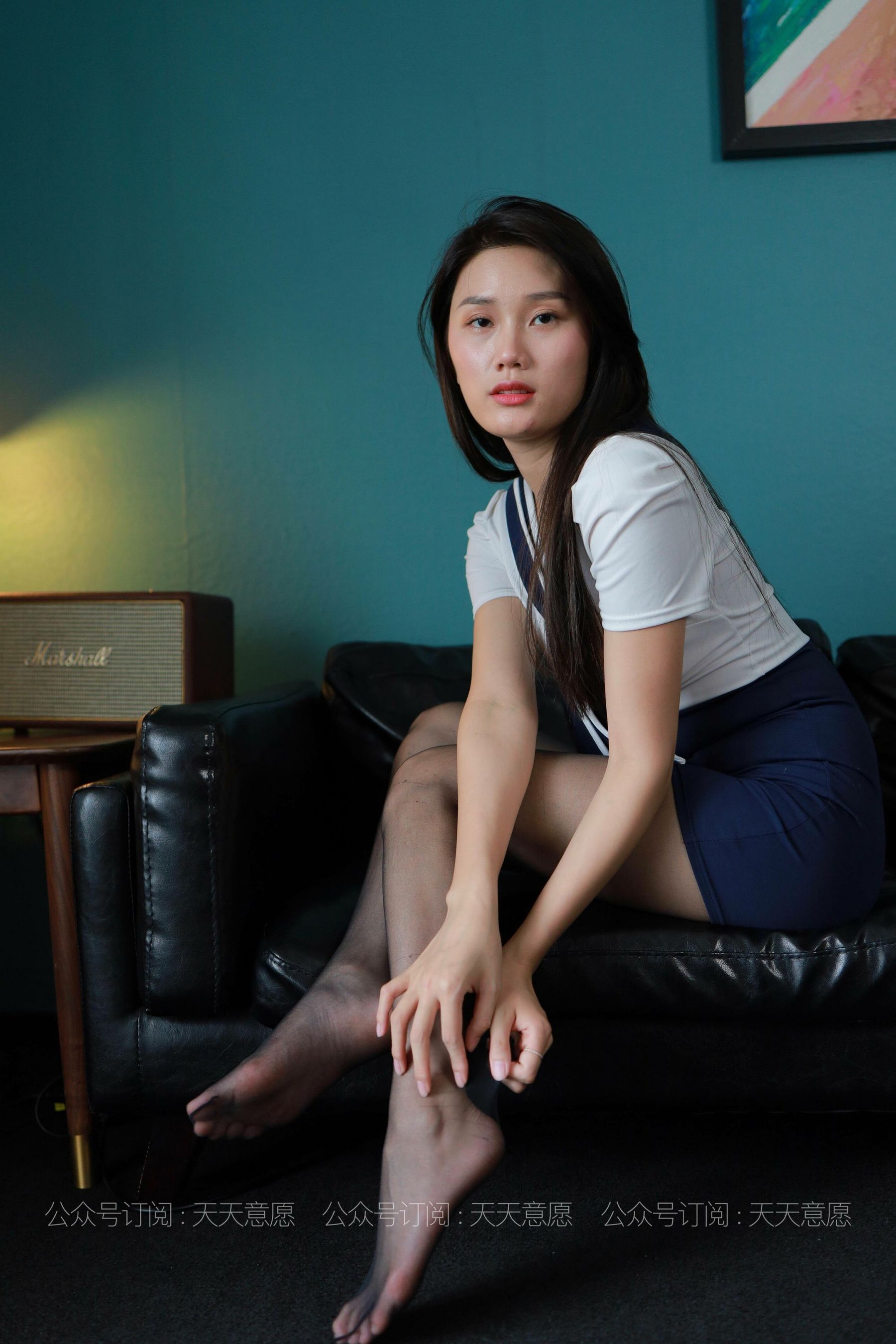 丝享家 802：羽西《沙发上的黑丝》-图68