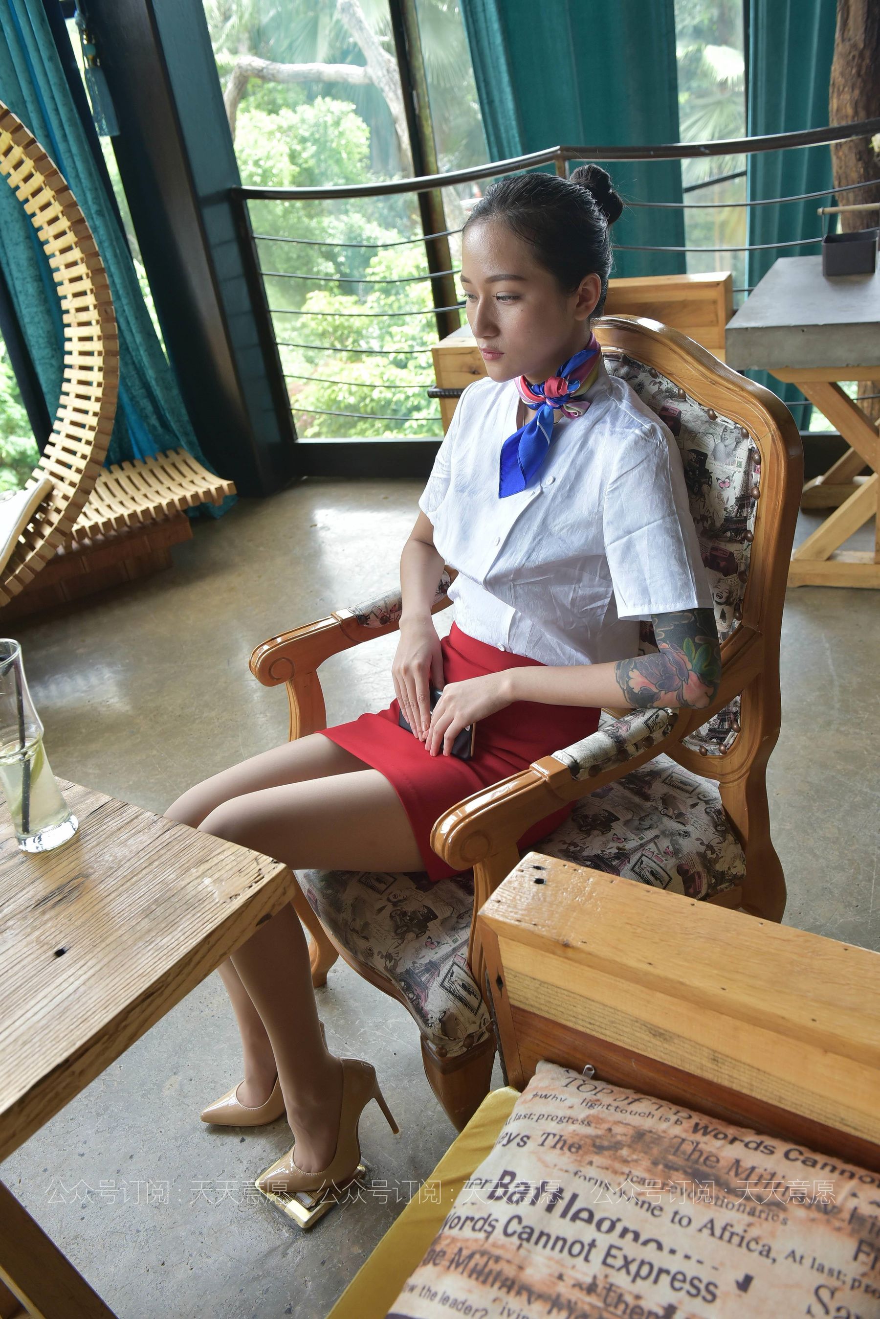 丝享家 803：潇潇《红裙职业装展示》-图49