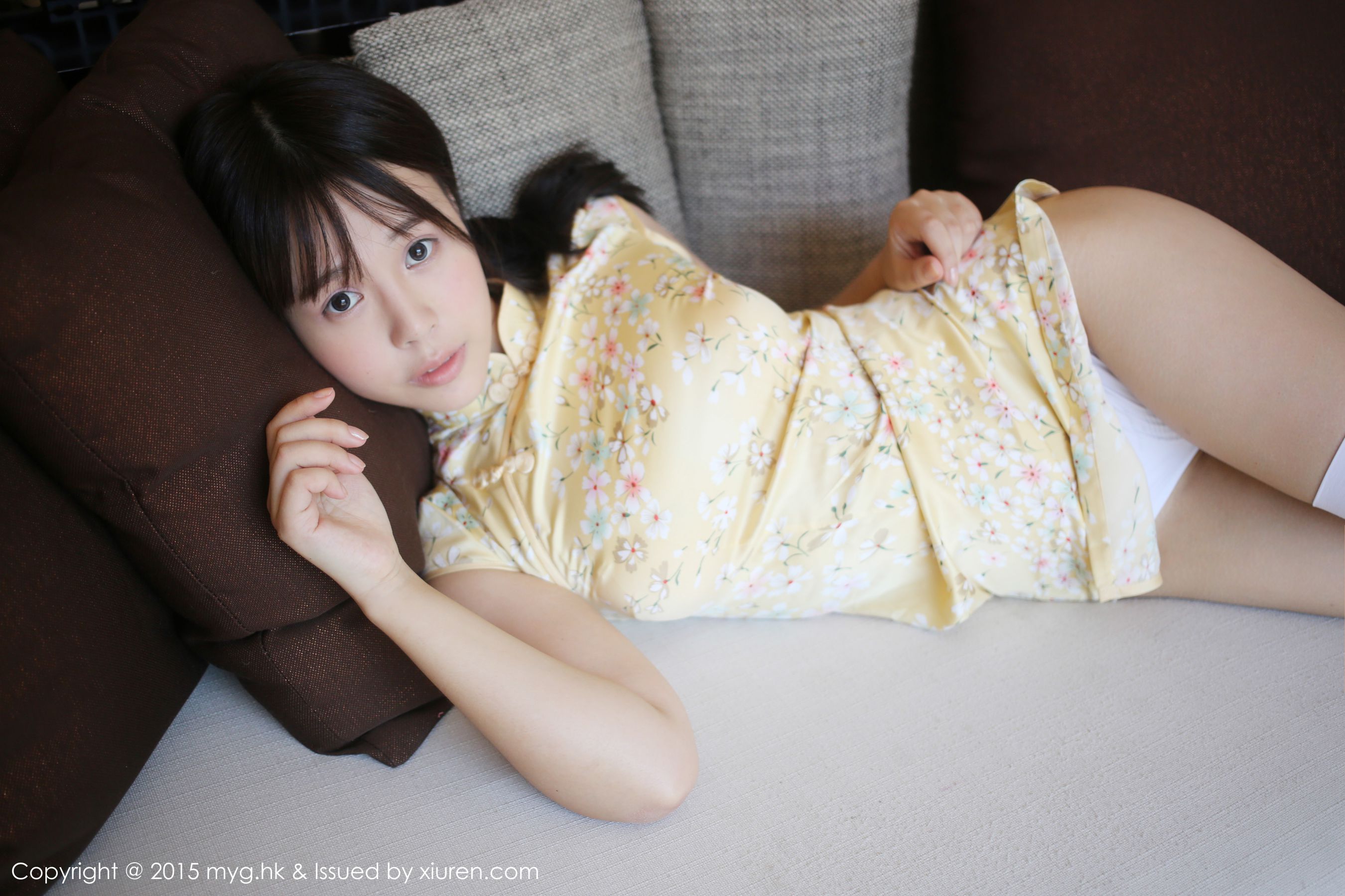 Evelyn艾莉《迷你短裙诱惑+白丝旗袍》  Vol.173-图68