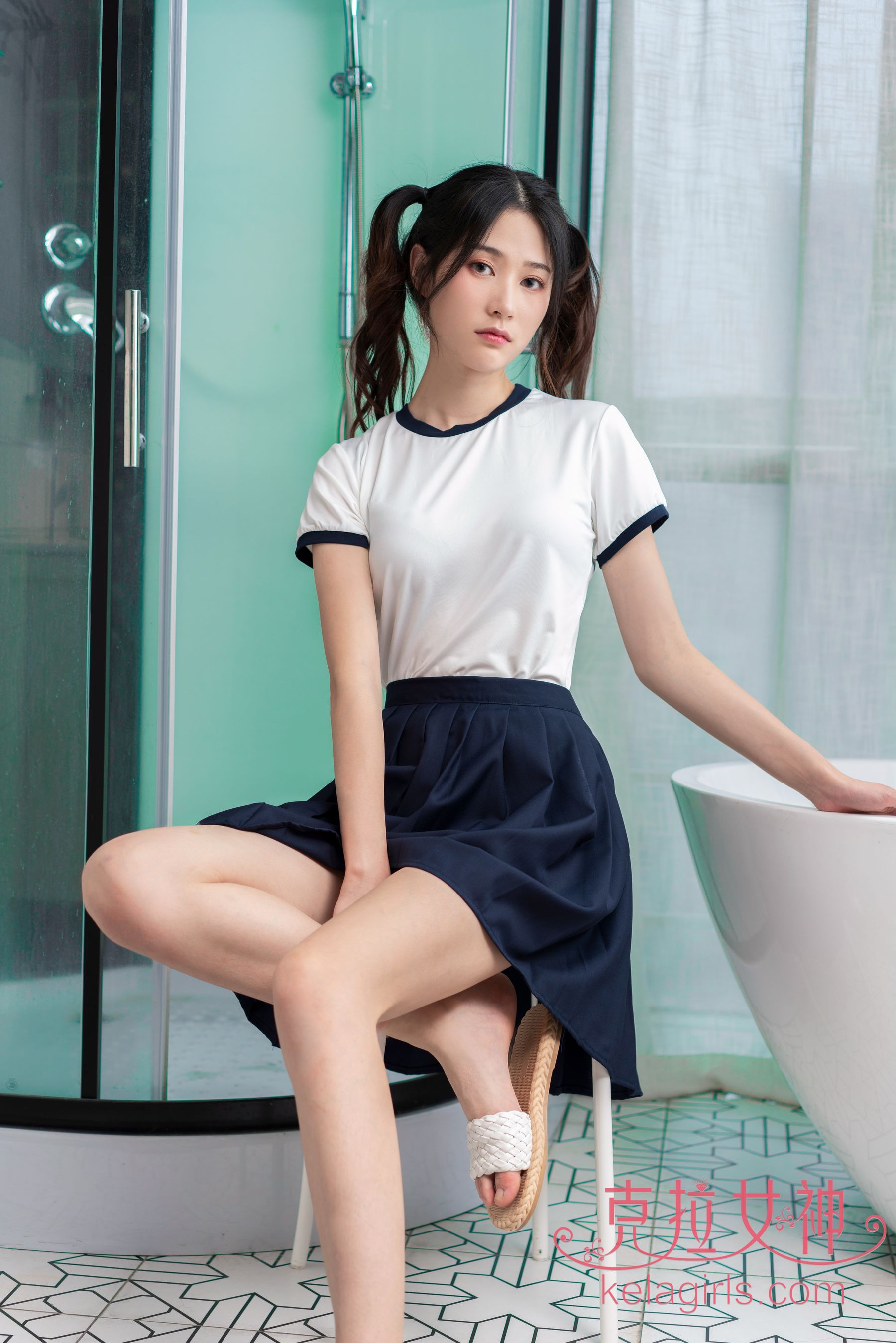 苏棠 学妹の蕾丝T裤-图0