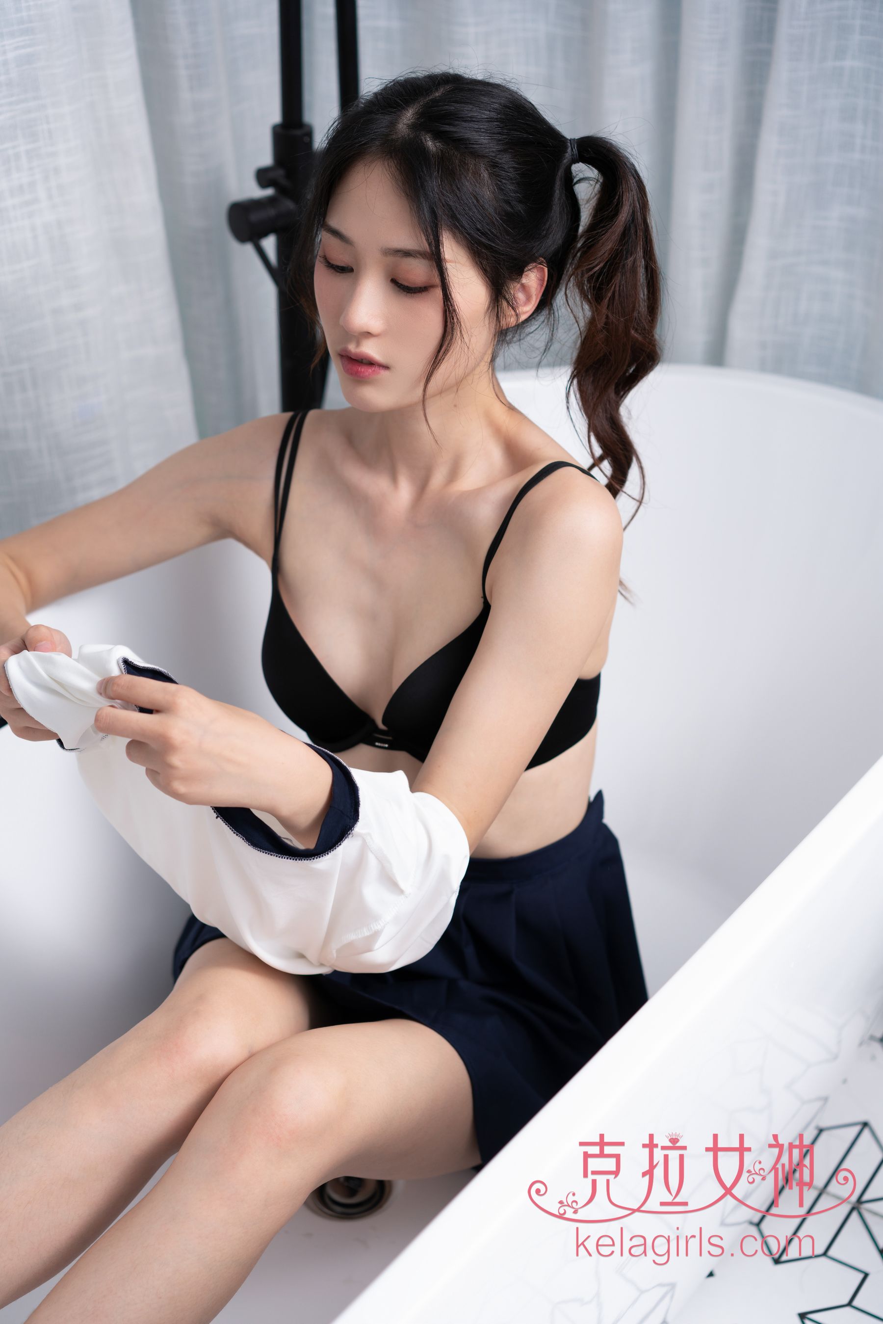 苏棠 学妹の蕾丝T裤-图21