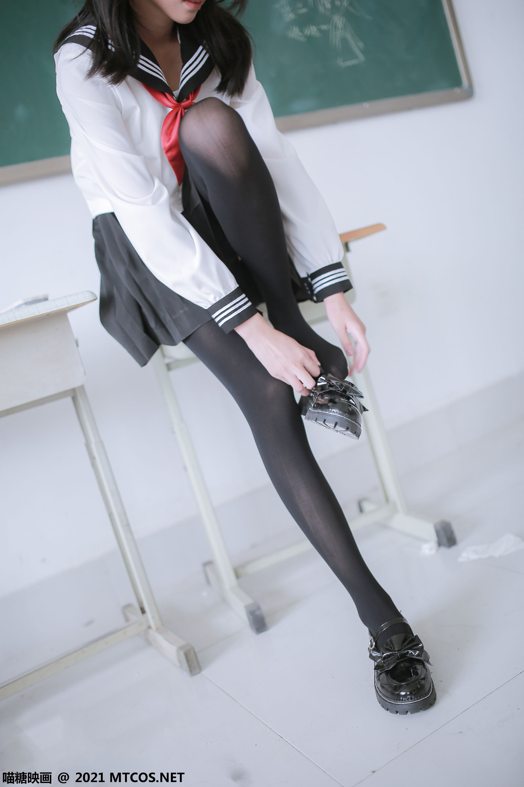 VOL.429 黑丝JK-图19