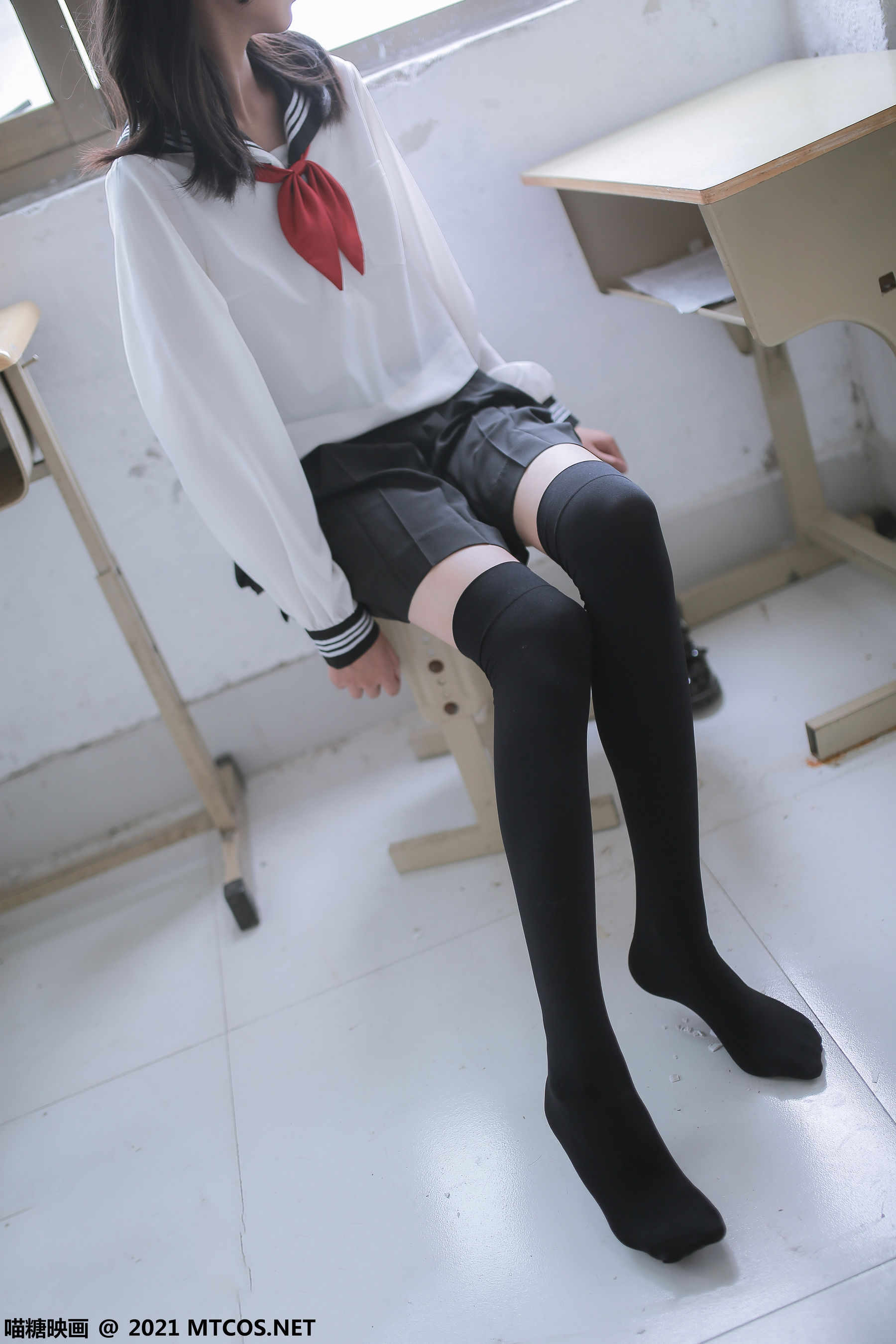 VOL.429 黑丝JK-图5