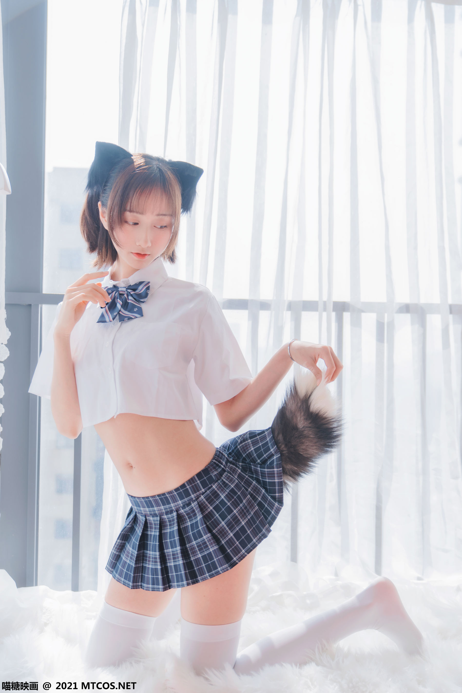 VOL.436 猫儿少女-图1