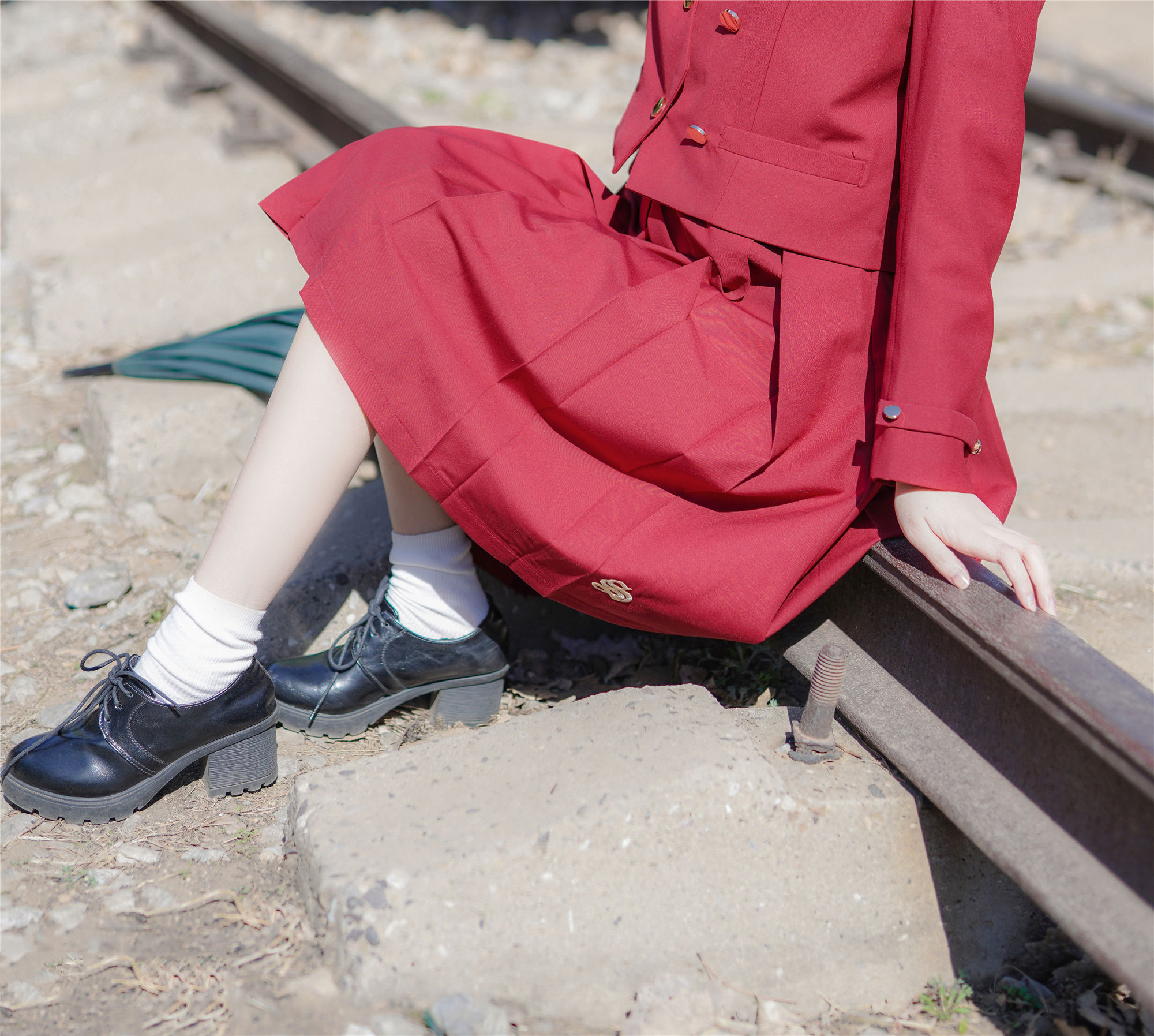 VOL.444 红色JK裙-图3