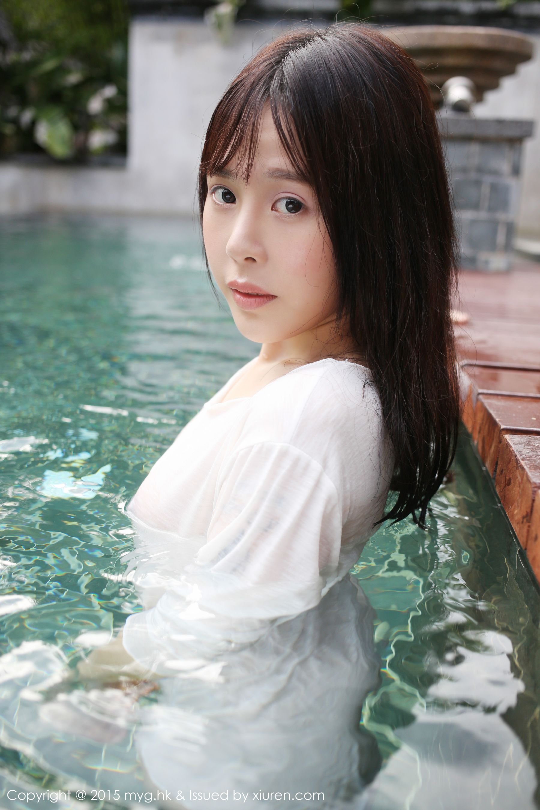Evelyn艾莉《泳池湿身》  Vol.180-图14