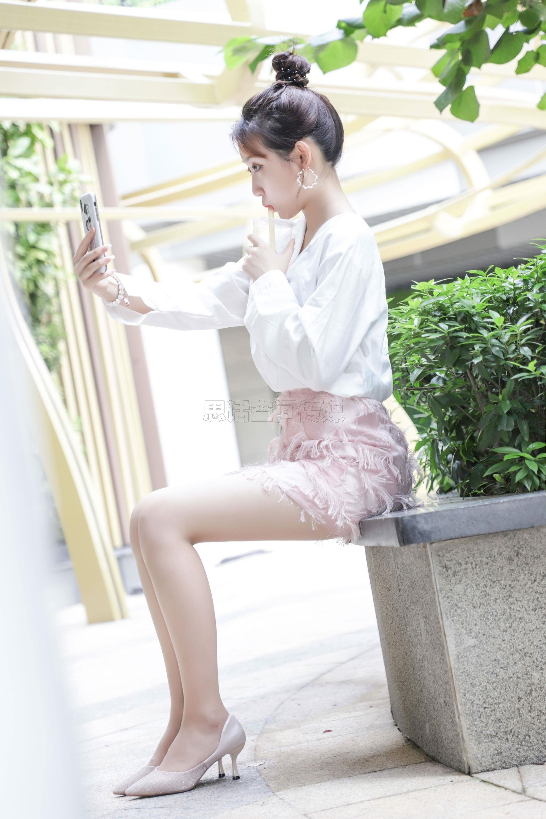 SJ029 露露 天台的秋日之丝-图9