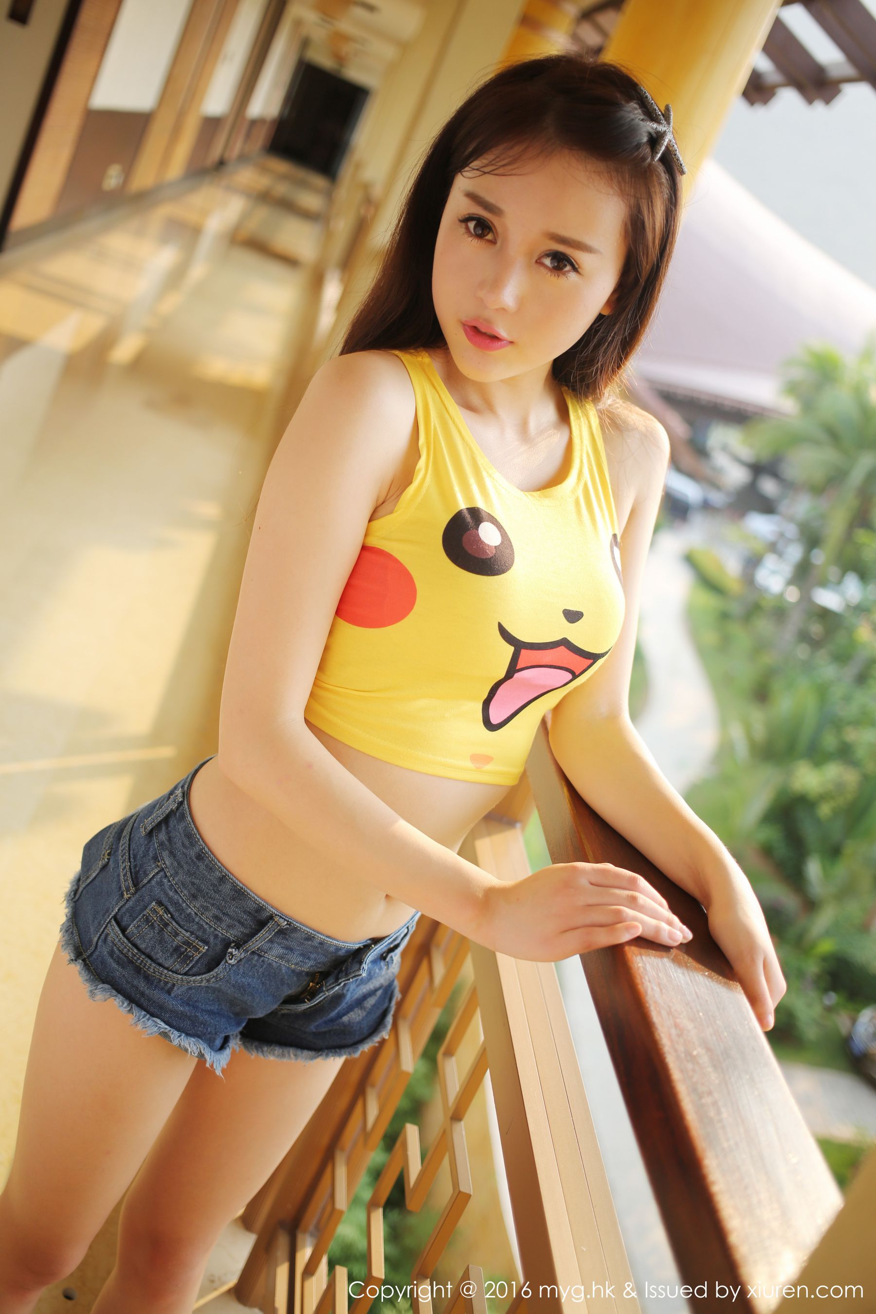 赵小米Kitty《性感比基尼+可爱比卡丘+超短牛仔裤》  Vol.203-图37