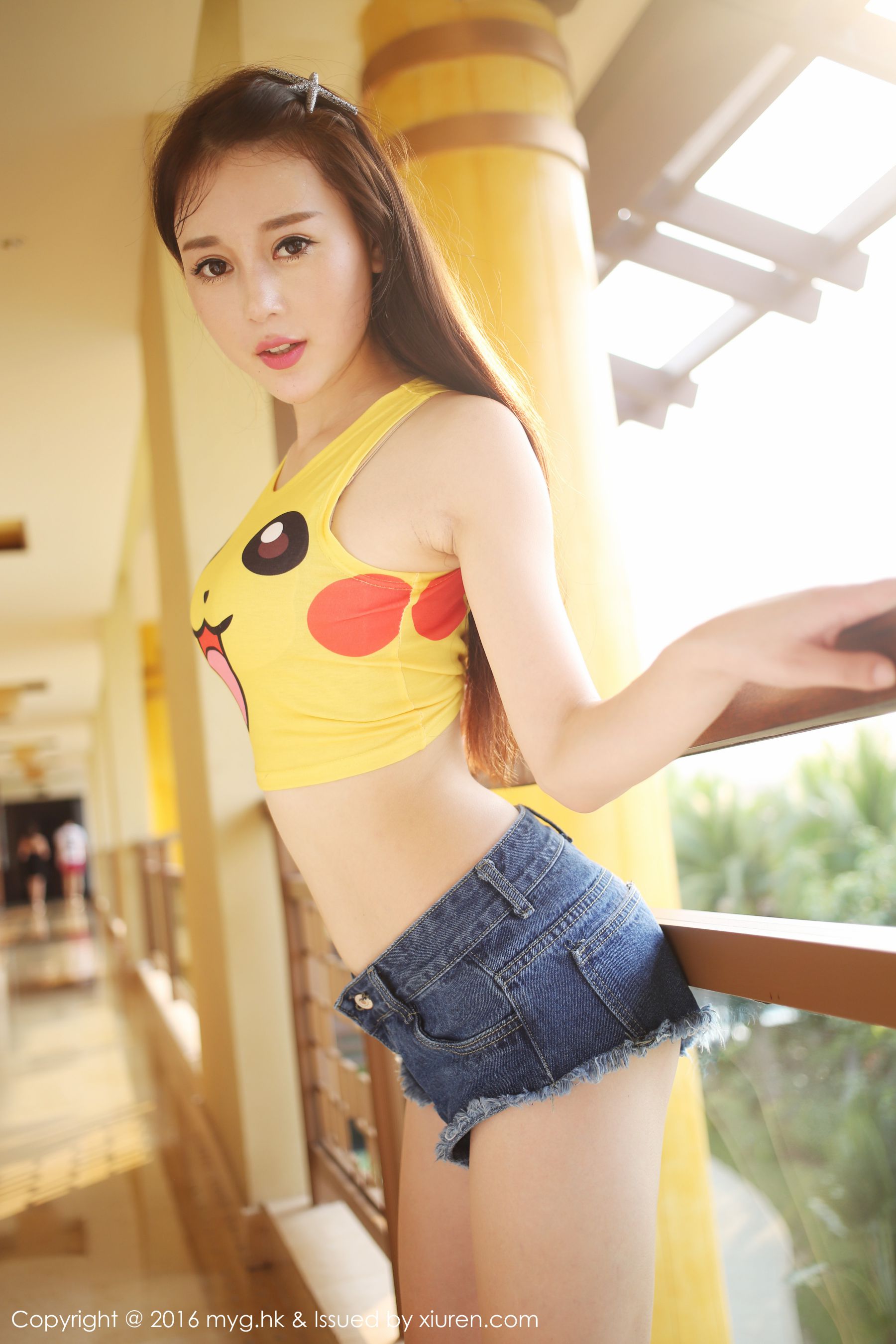 赵小米Kitty《性感比基尼+可爱比卡丘+超短牛仔裤》  Vol.203-图40