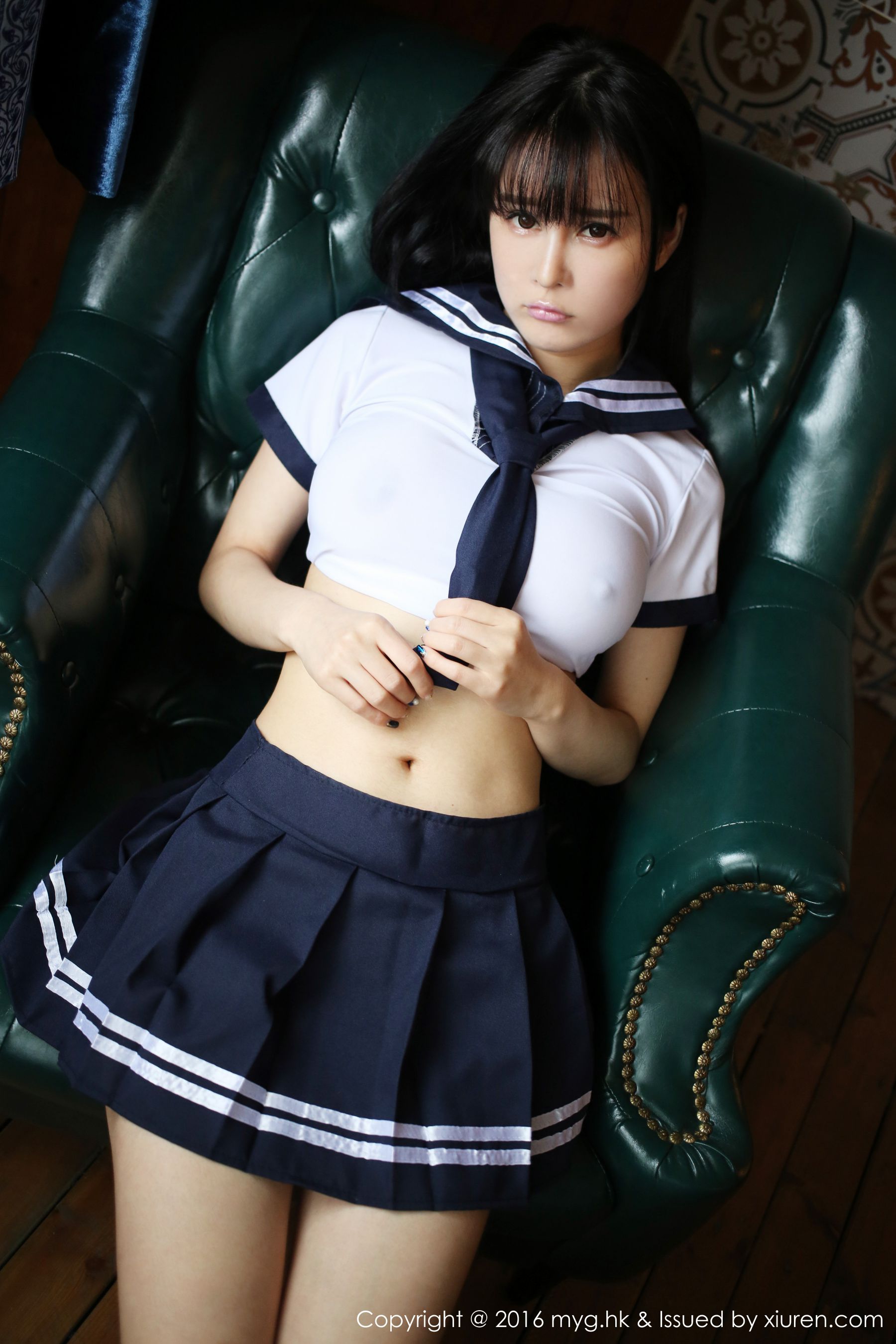 蔡文钰Angle《水手服学生制服》  Vol.212-图11