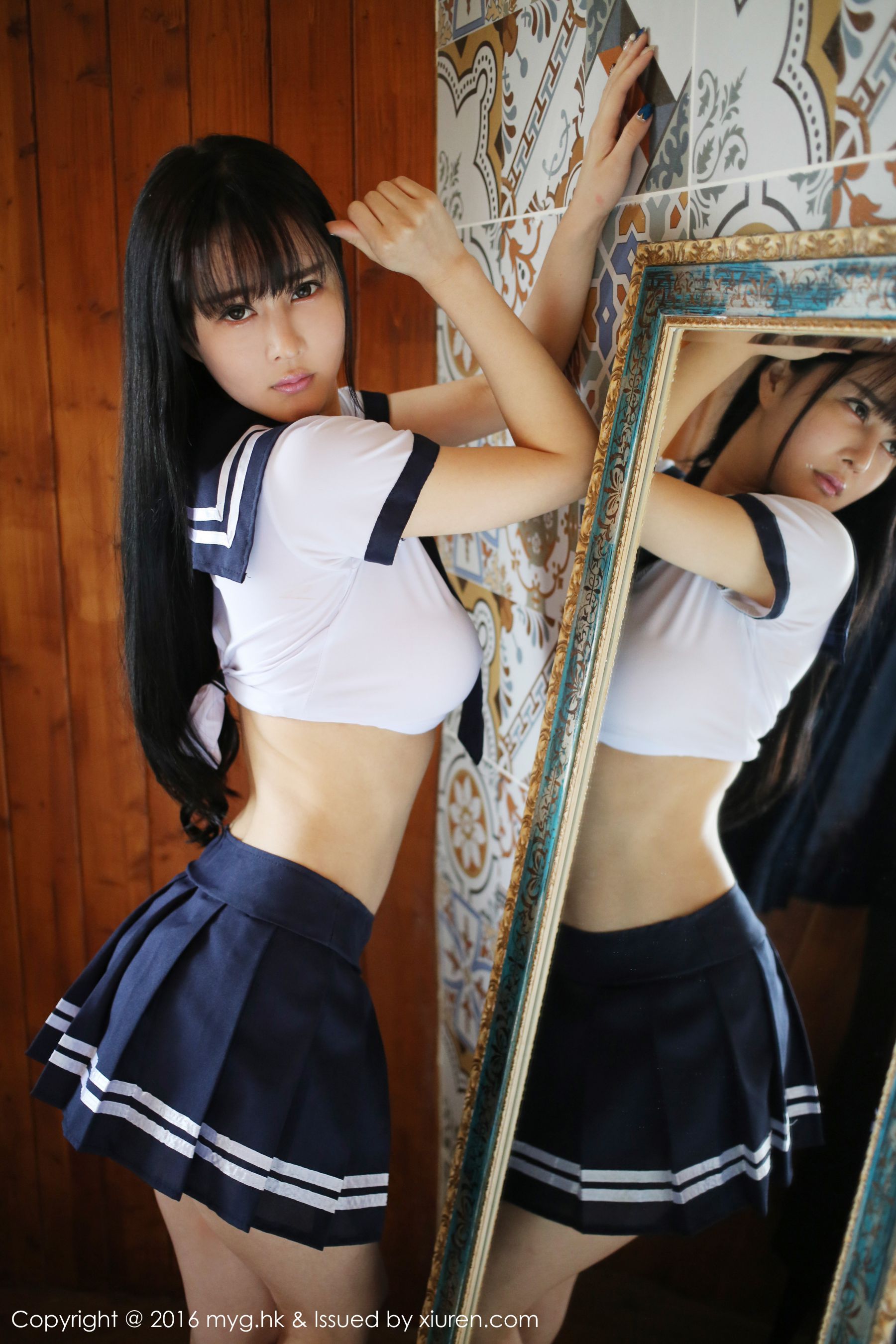 蔡文钰Angle《水手服学生制服》  Vol.212-图21