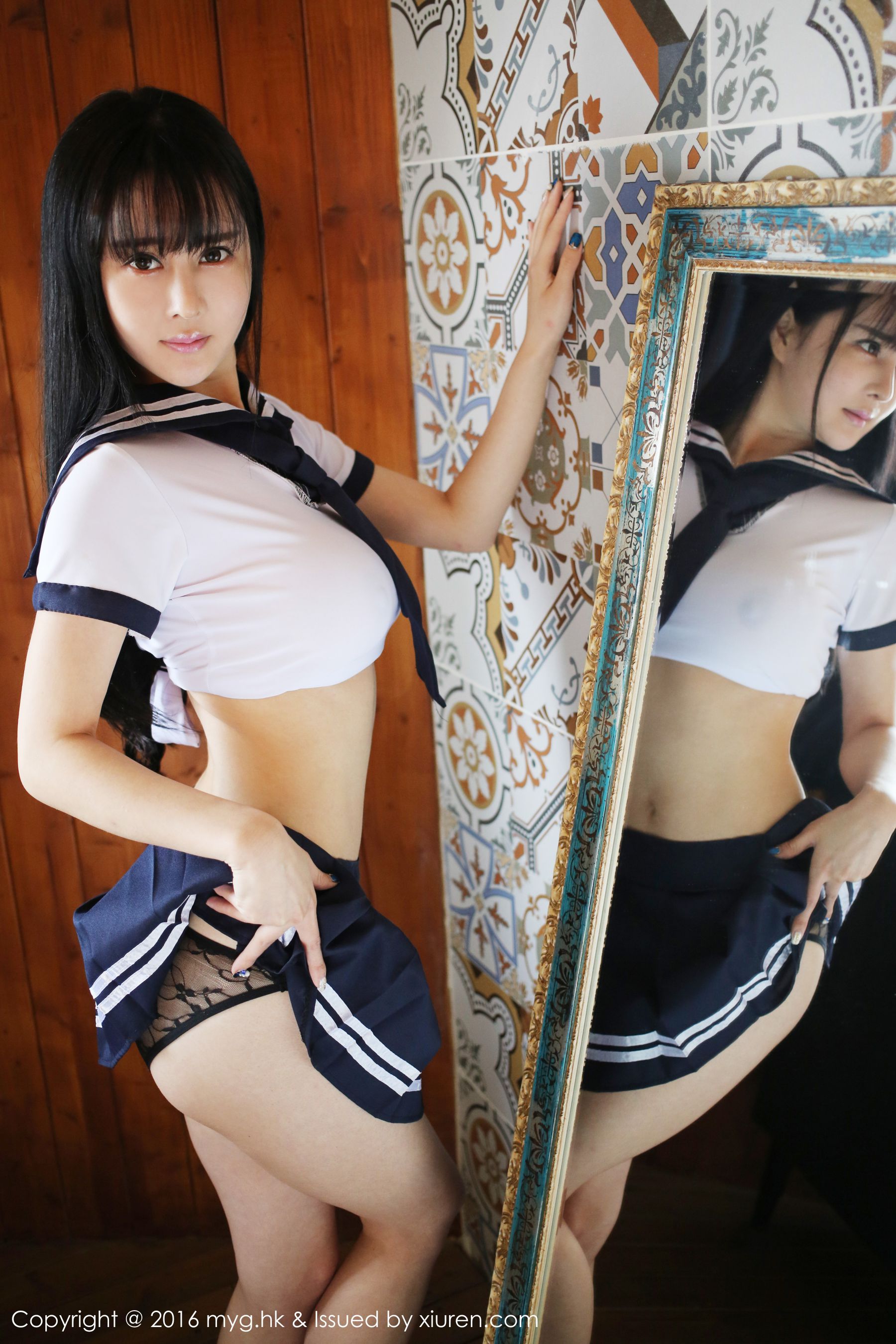 蔡文钰Angle《水手服学生制服》  Vol.212-图23