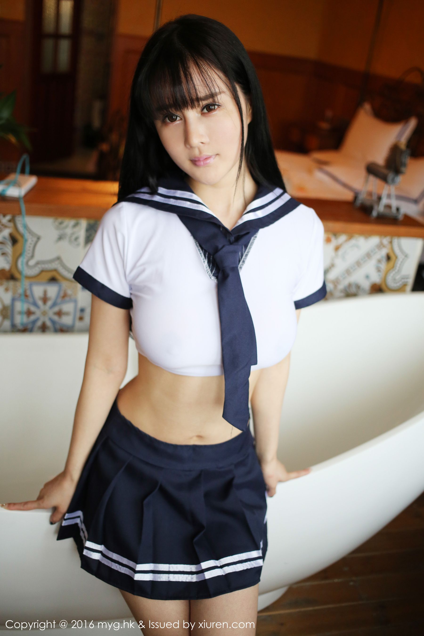 蔡文钰Angle《水手服学生制服》  Vol.212-图25
