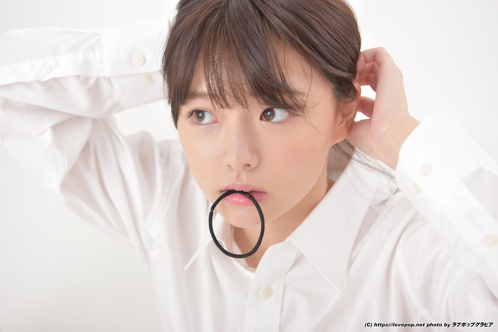 葉月つばさ 濡れた髪でワイシャツを羽織り…☆彼シャツ Photo - PPV-图5