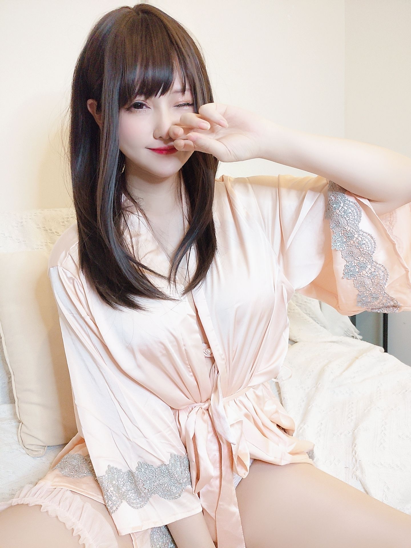 萌妹子Nyako喵子 - 妄想彼女との同棲生活 之 2组居家睡衣系列-图25