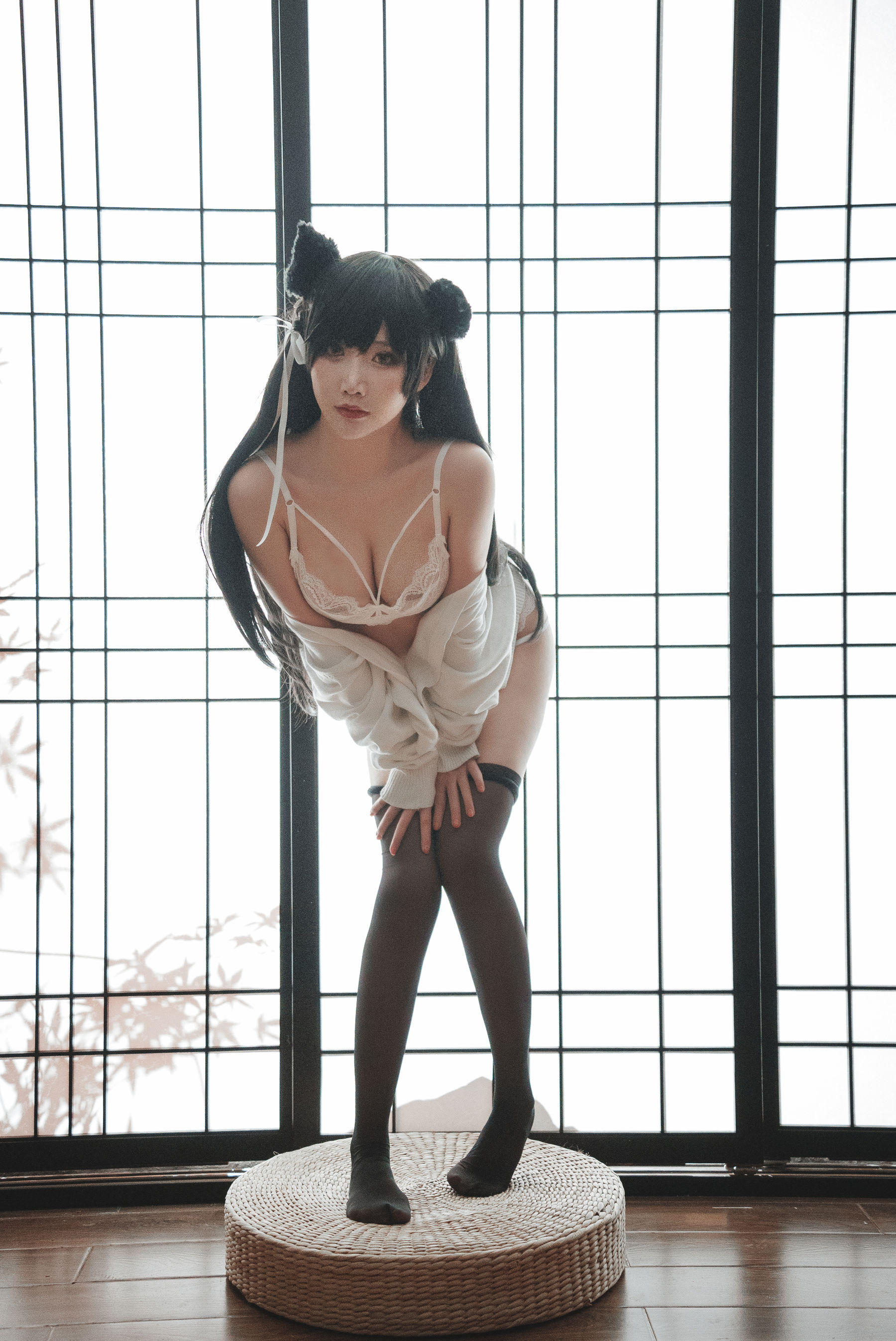 可爱人气Coser面饼仙儿 - 爱宕JK2-图45