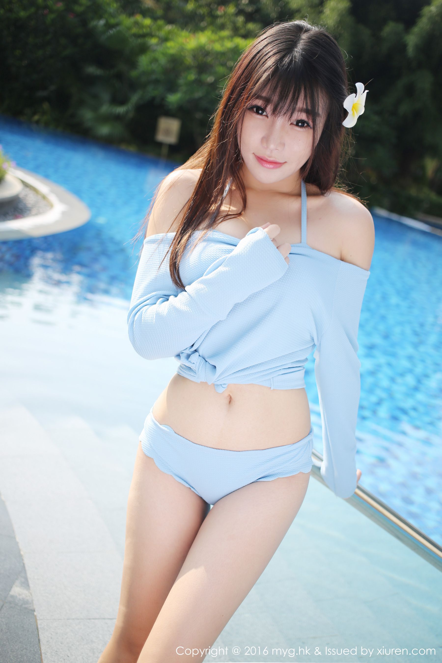 芝芝Booty《三亚旅拍》清新妹子的诱惑  Vol.224-图1