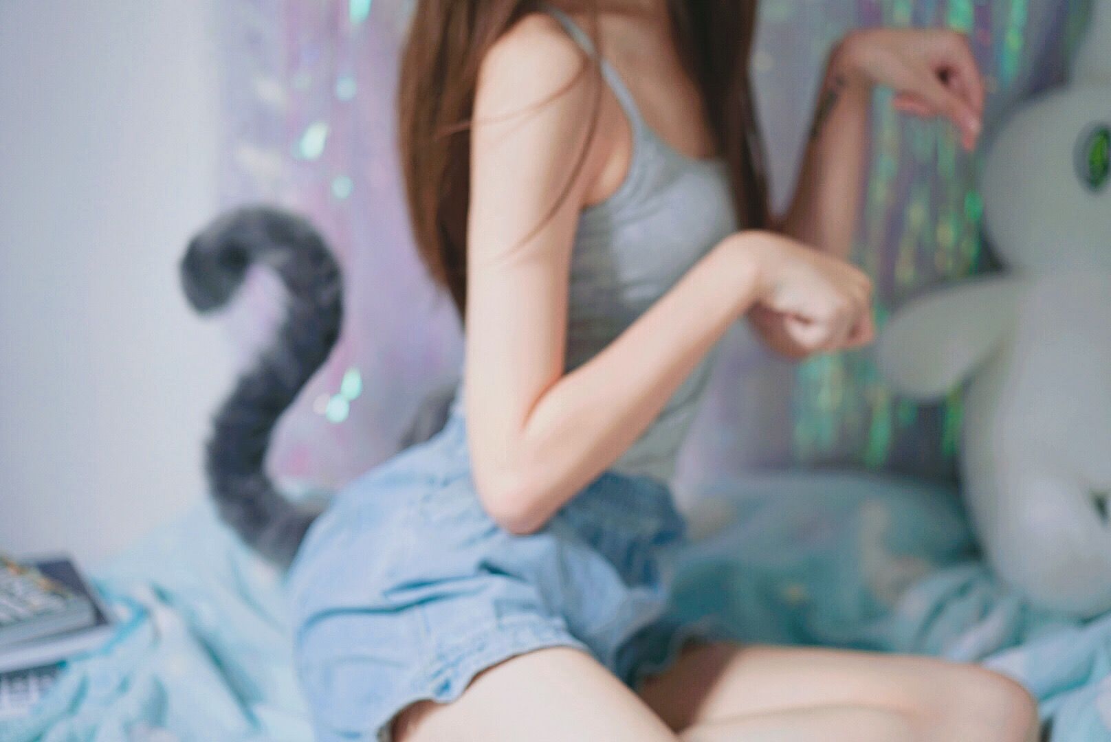 萌妹子眼酱大魔王w - 灰尾猫系-图1