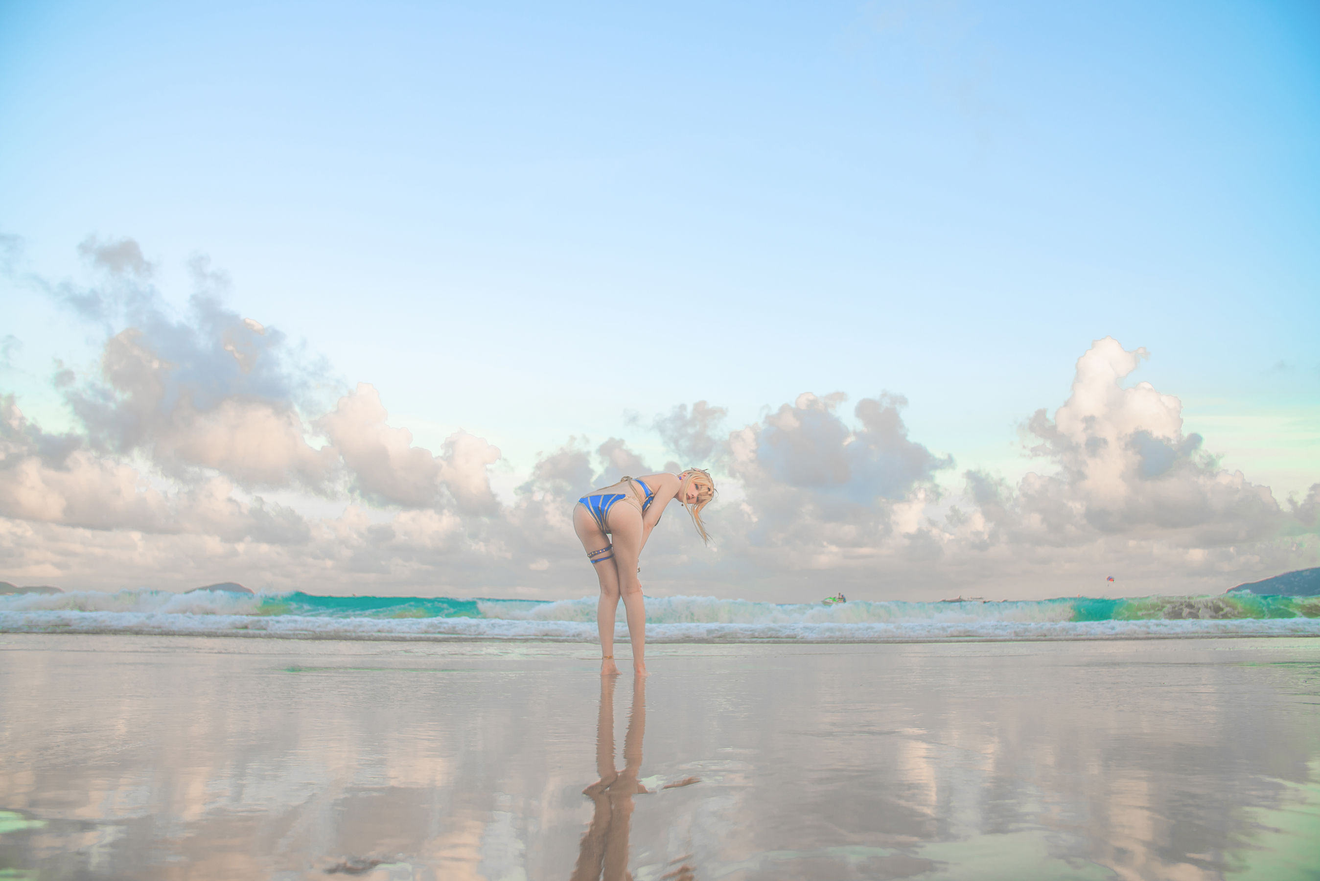 起司块wii写真 - 白枪泳装-图9