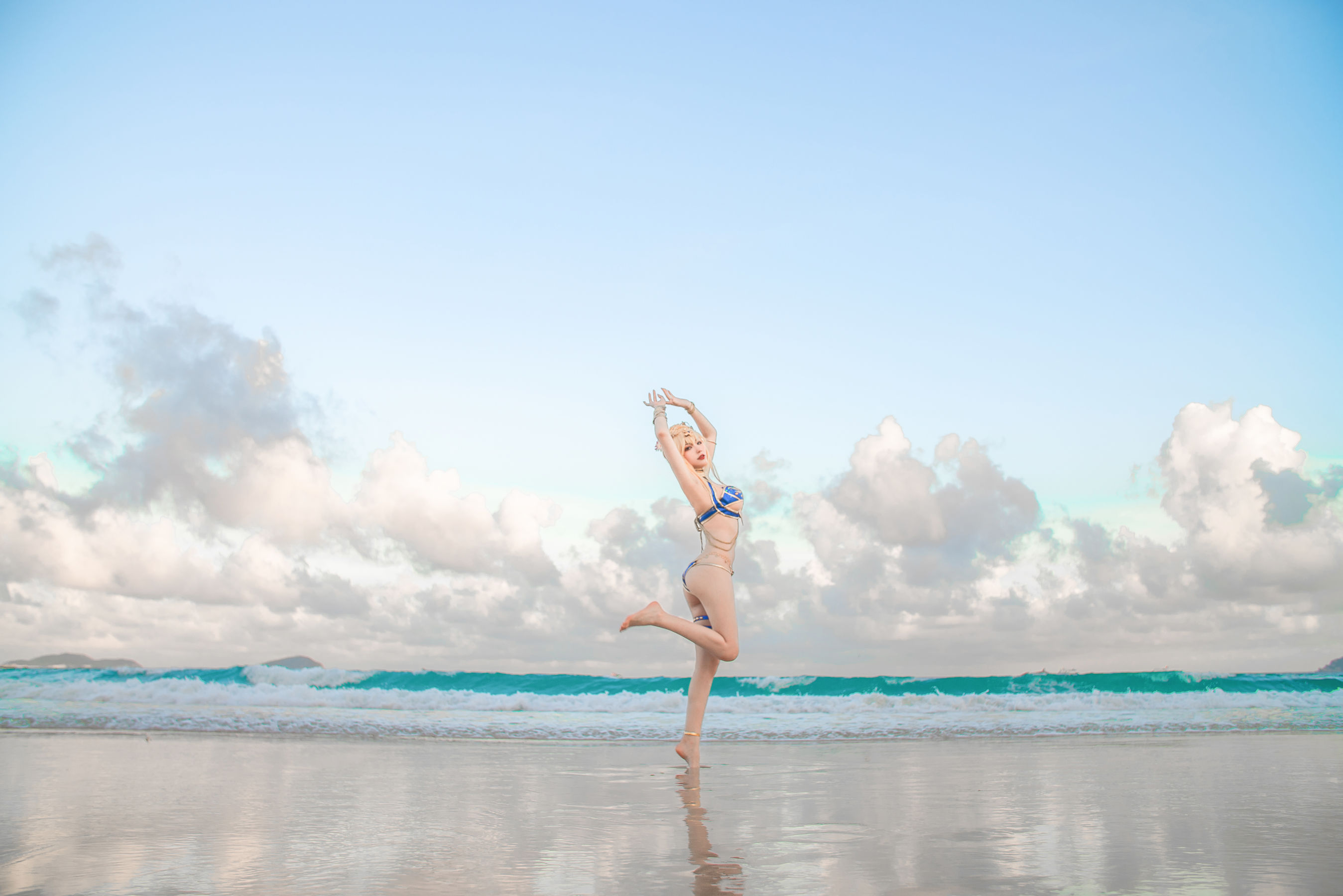 起司块wii写真 - 白枪泳装-图10