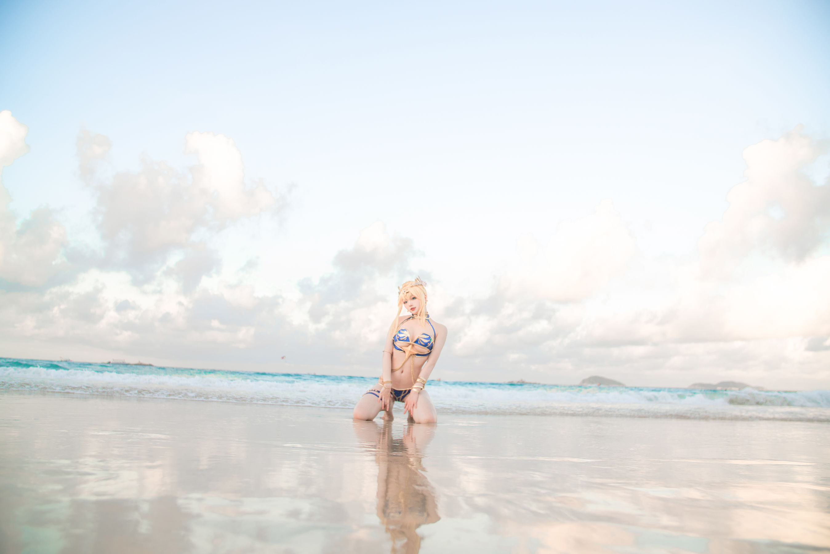 起司块wii写真 - 白枪泳装-图16