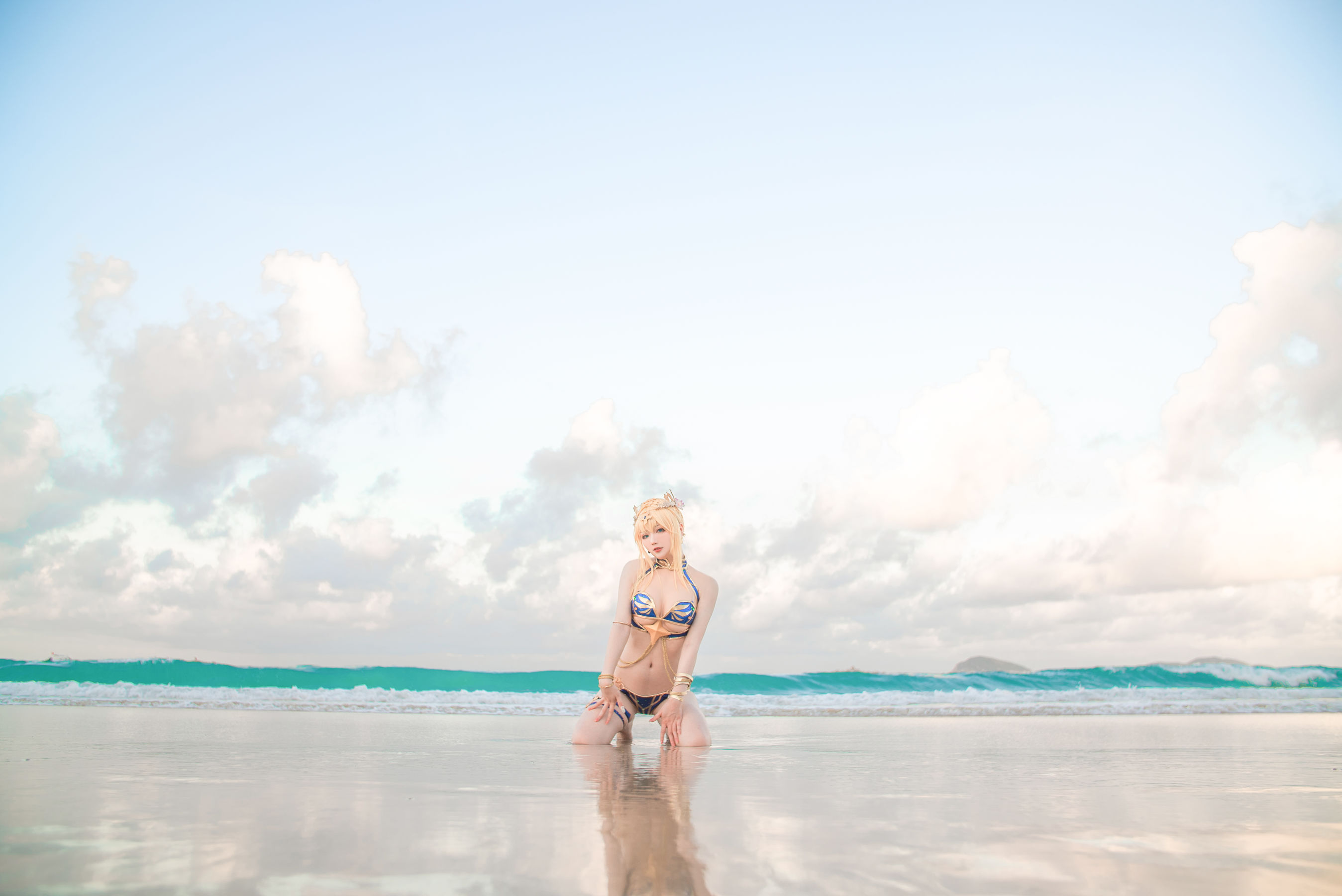 起司块wii写真 - 白枪泳装-图17