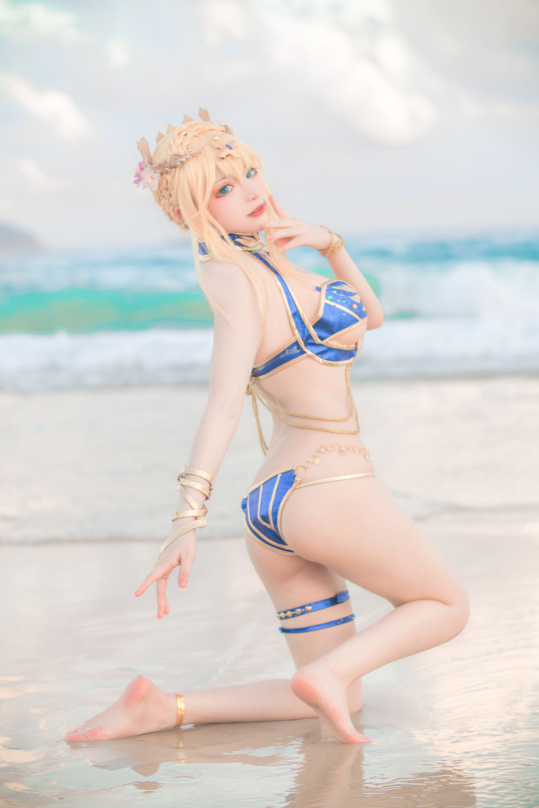 起司块wii写真 - 白枪泳装-图21