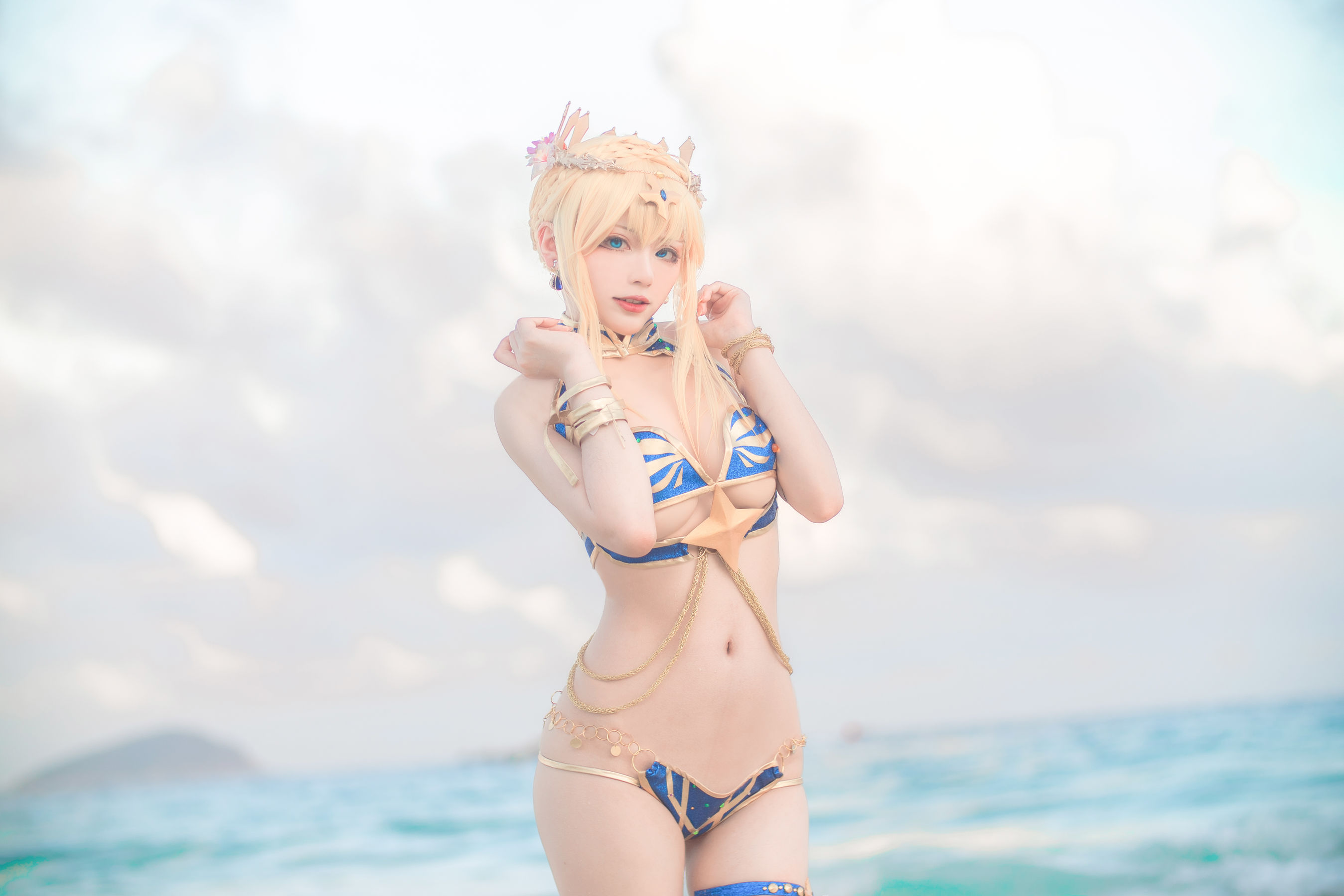 起司块wii写真 - 白枪泳装-图24