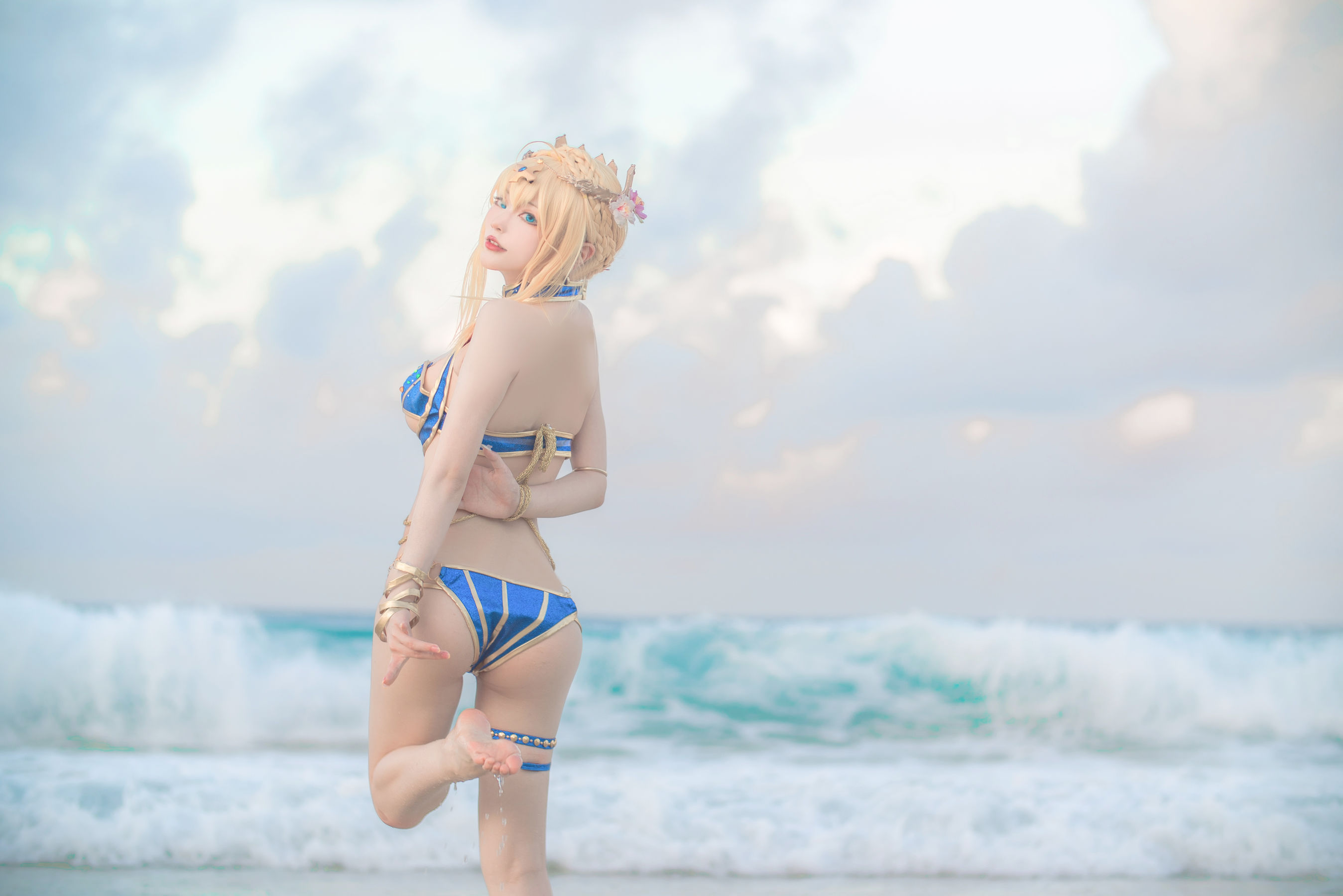 起司块wii写真 - 白枪泳装-图26