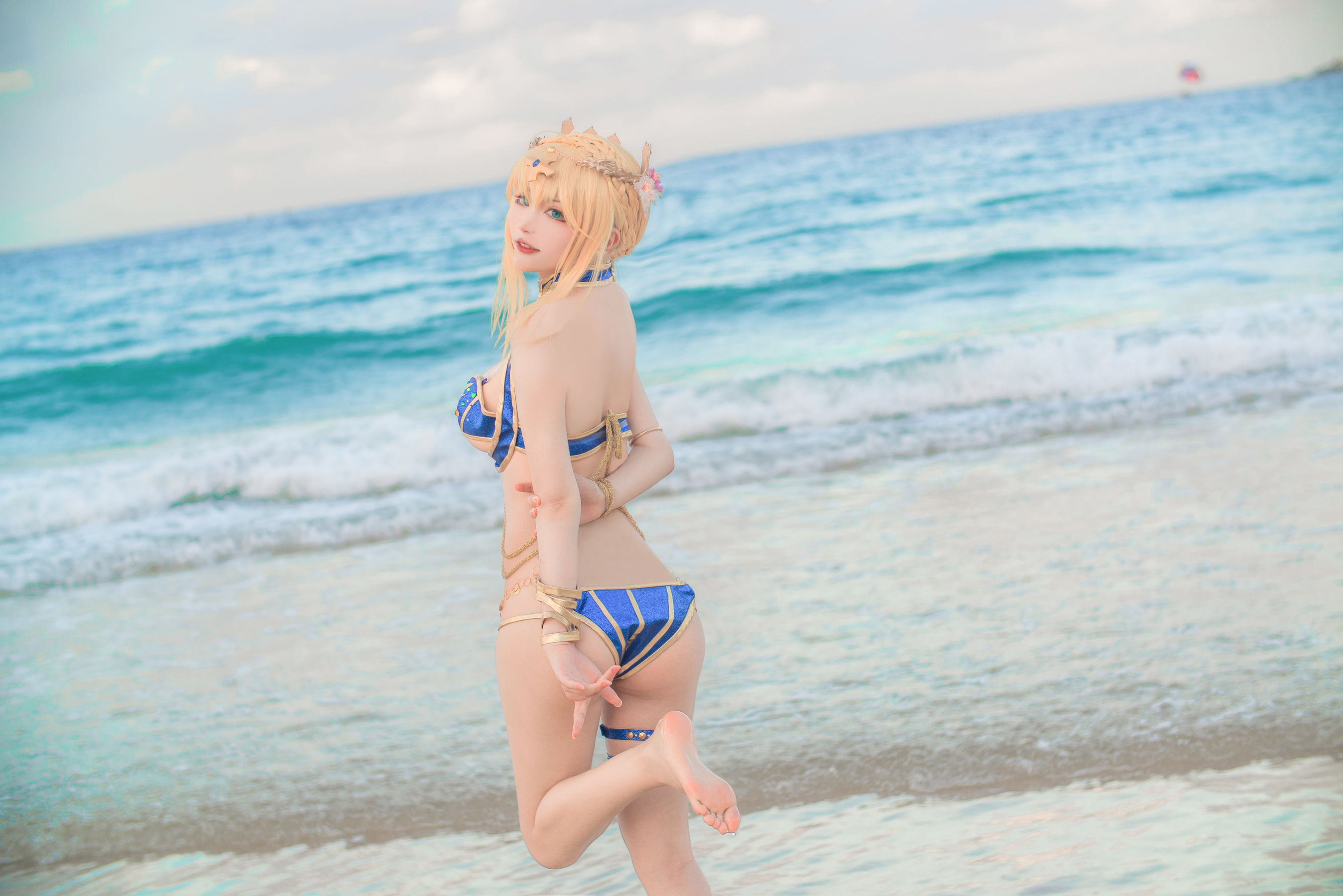 起司块wii写真 - 白枪泳装-图5