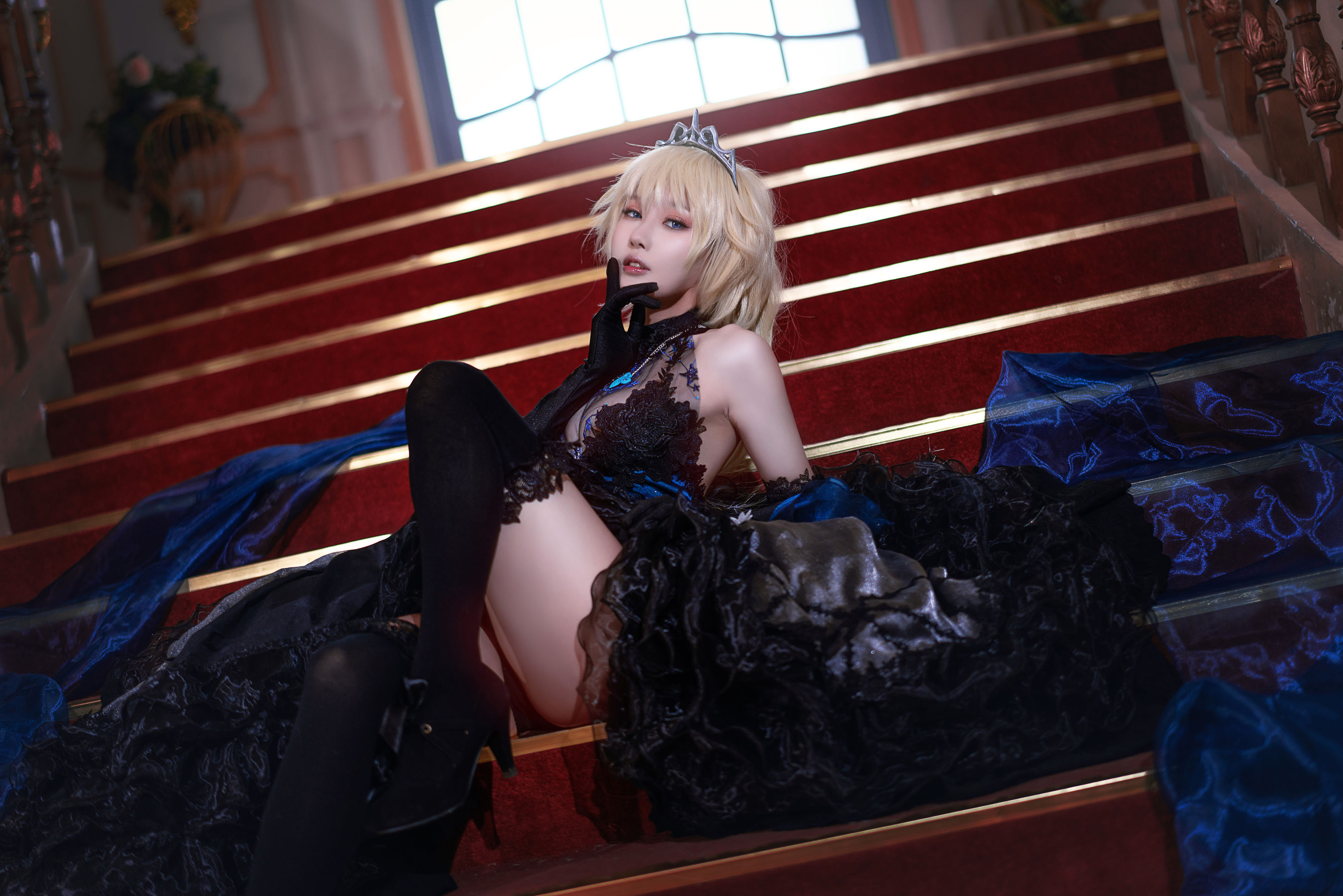 动漫博主阿包也是兔娘 - 贞德婚纱-图11