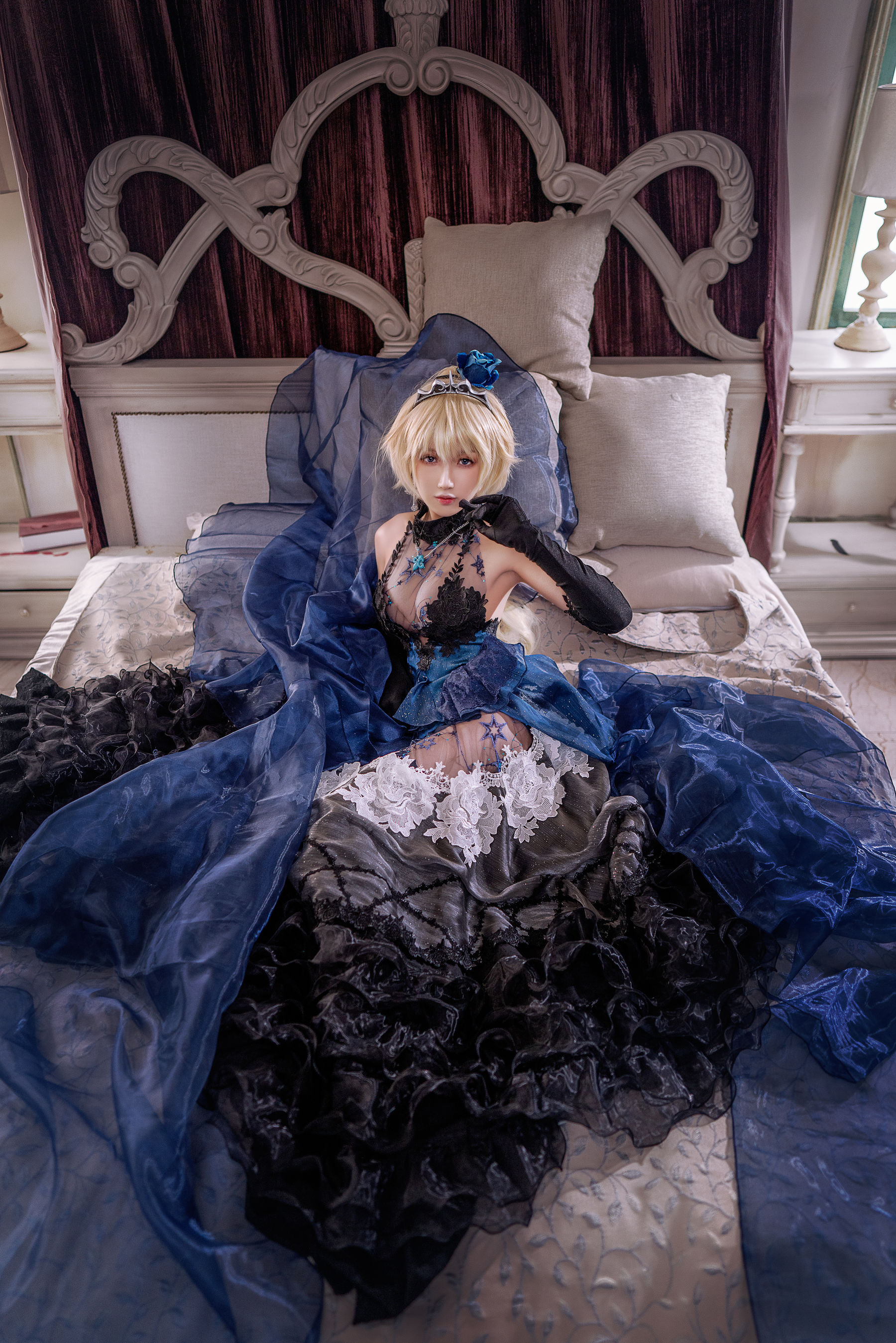 动漫博主阿包也是兔娘 - 贞德婚纱-图13