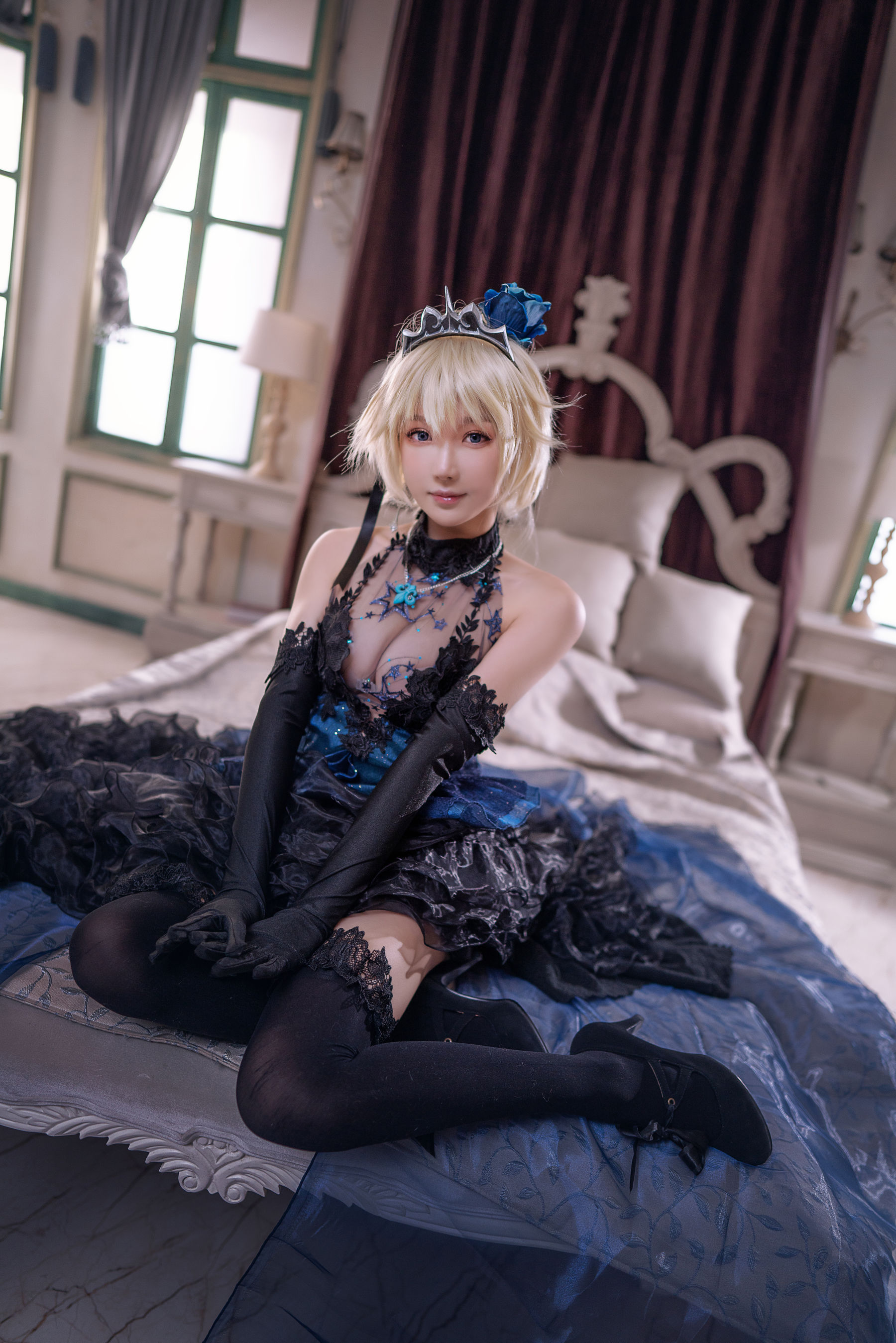 动漫博主阿包也是兔娘 - 贞德婚纱-图20